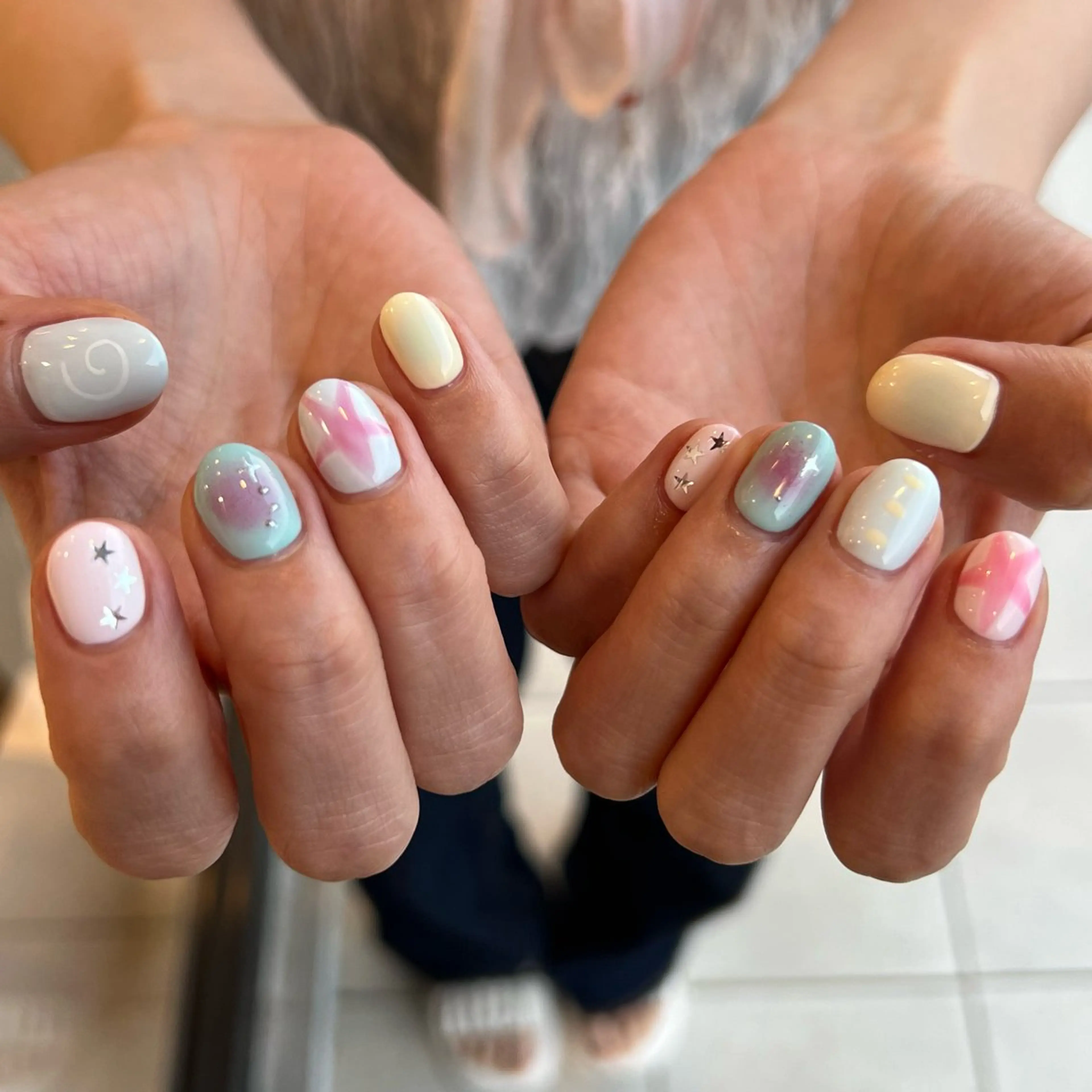 ネイル ハンドネイル Allure小山店 Nagisaのネイルデザイン