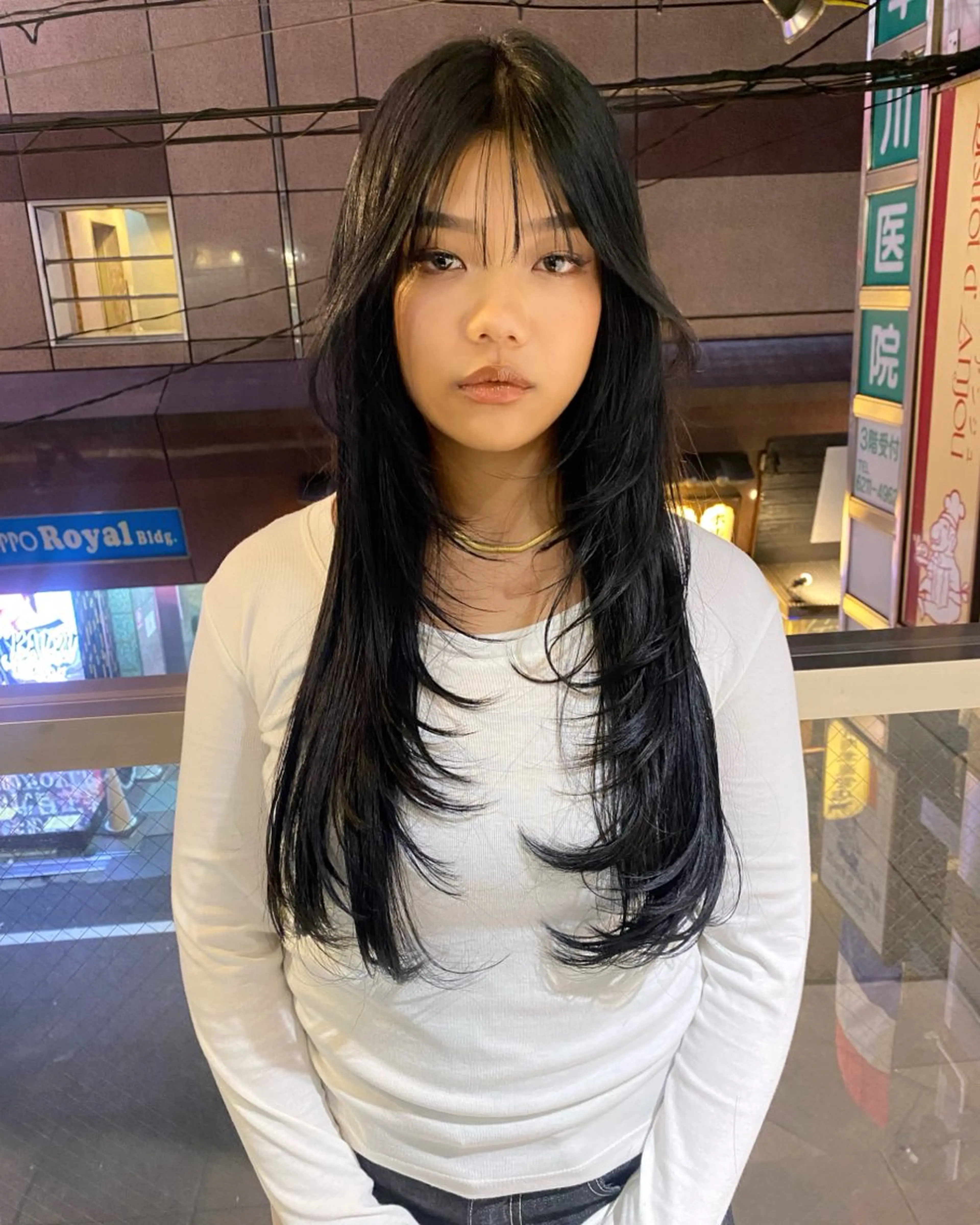 ロング カラー ロングレイヤー レイヤーカット ロング GIVET (ジヴェ)所属・撮影モデル募集 🦋soemikaのヘアスタイル