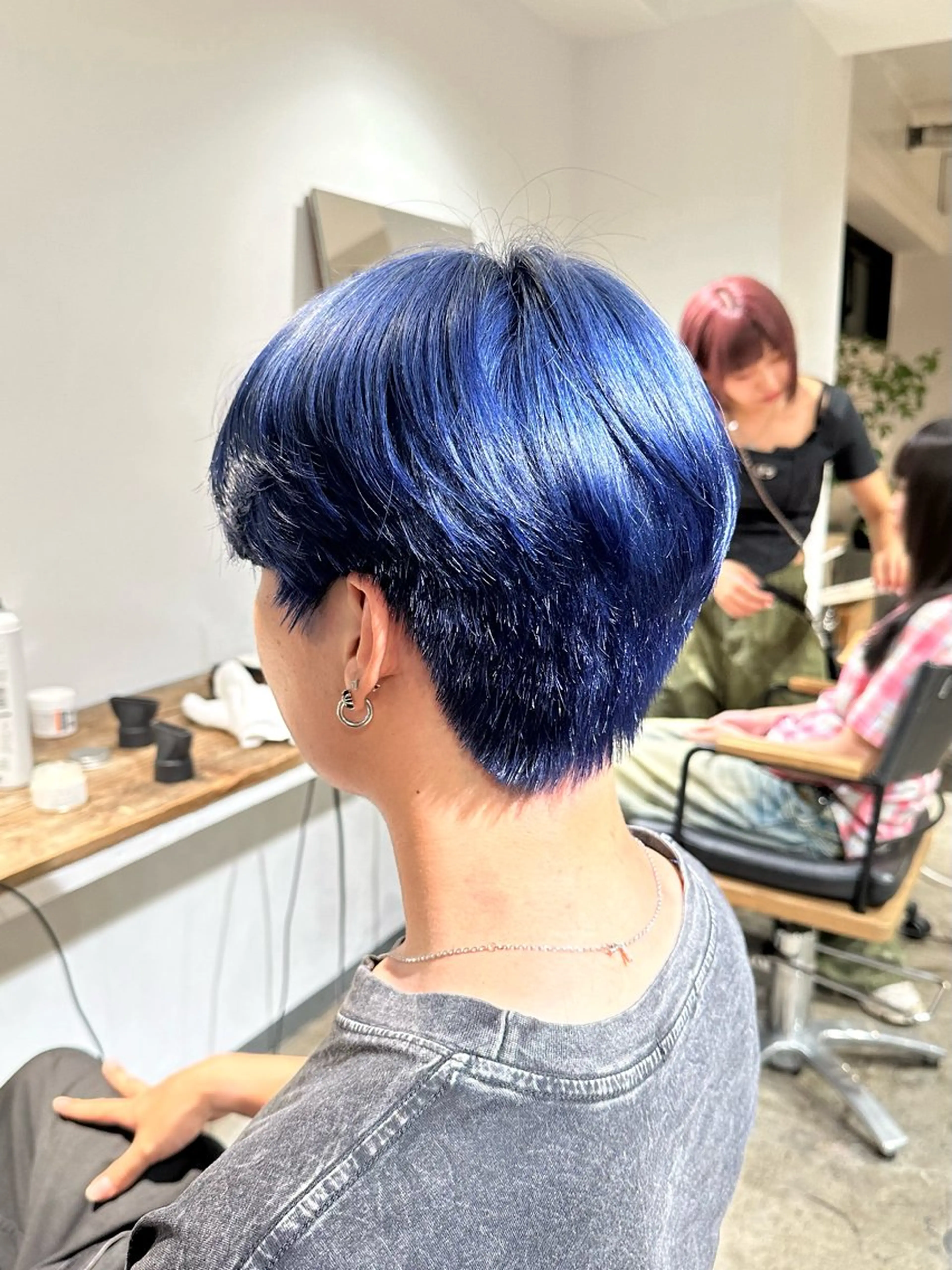 カラー メンズ メンズブリーチ センターパート メンズハイトーン メンズパーマ ブリーチ カット ヘアカラー トリートメント 骨格補正施術/メンズ 専門美容師/YUYAのヘアスタイル