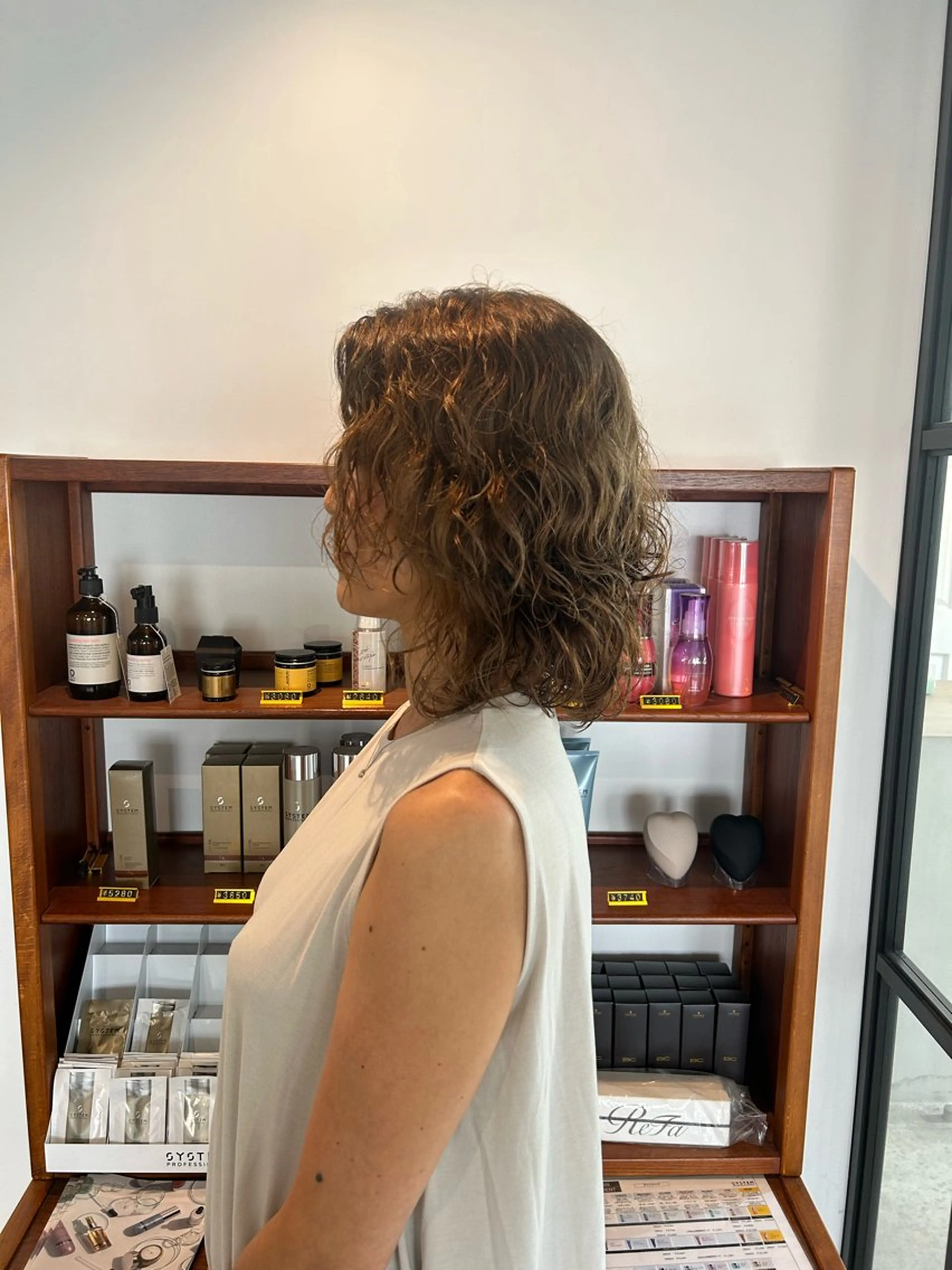 ミディアム カラー ヘアアレンジ 🎀suzuna 透明感colorのヘアスタイル