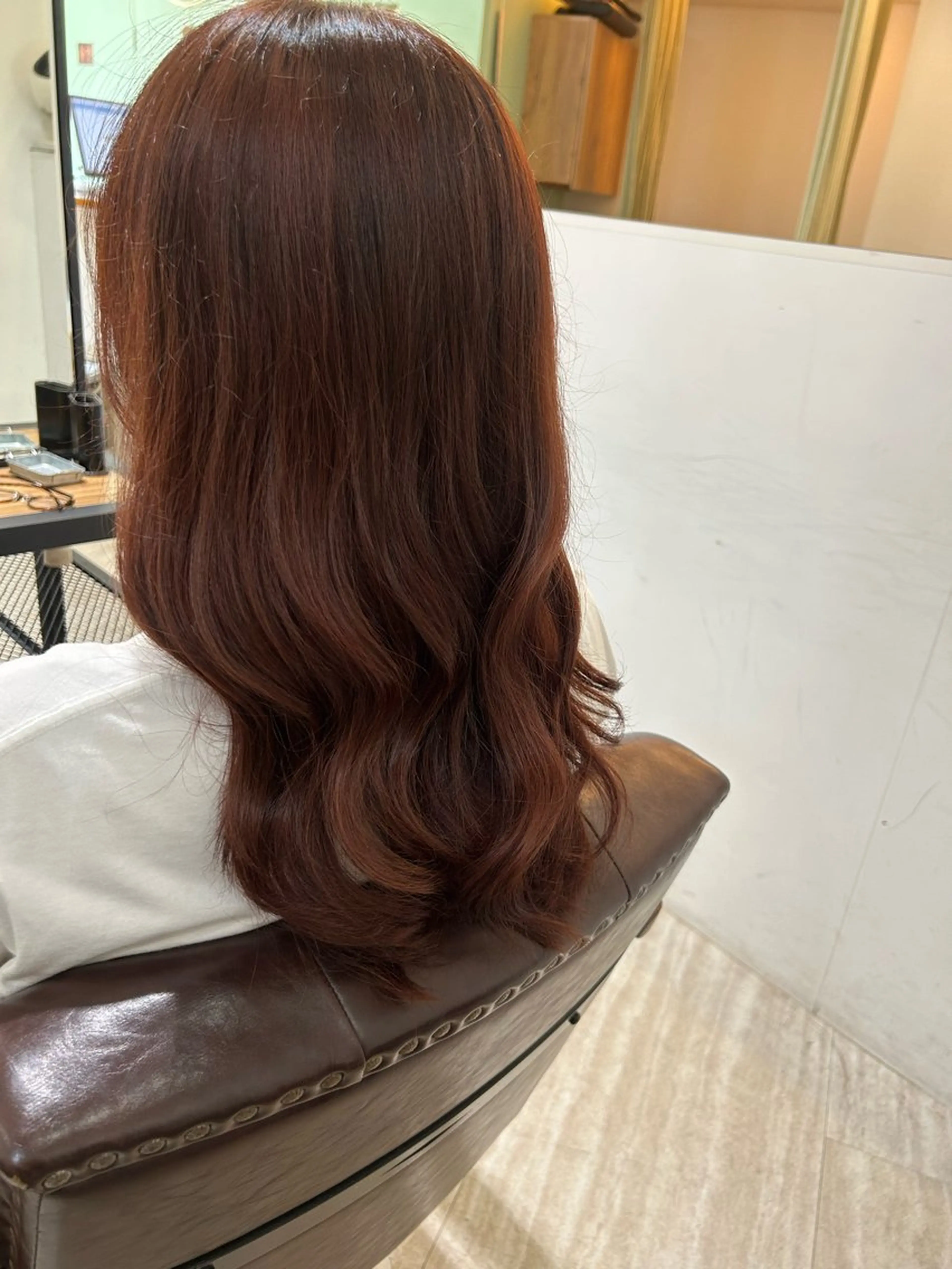 セミロング カラー カット ヘアカラー トリートメント ✨髪質改善カラー特化 ✨河本玲奈✨のヘアスタイル