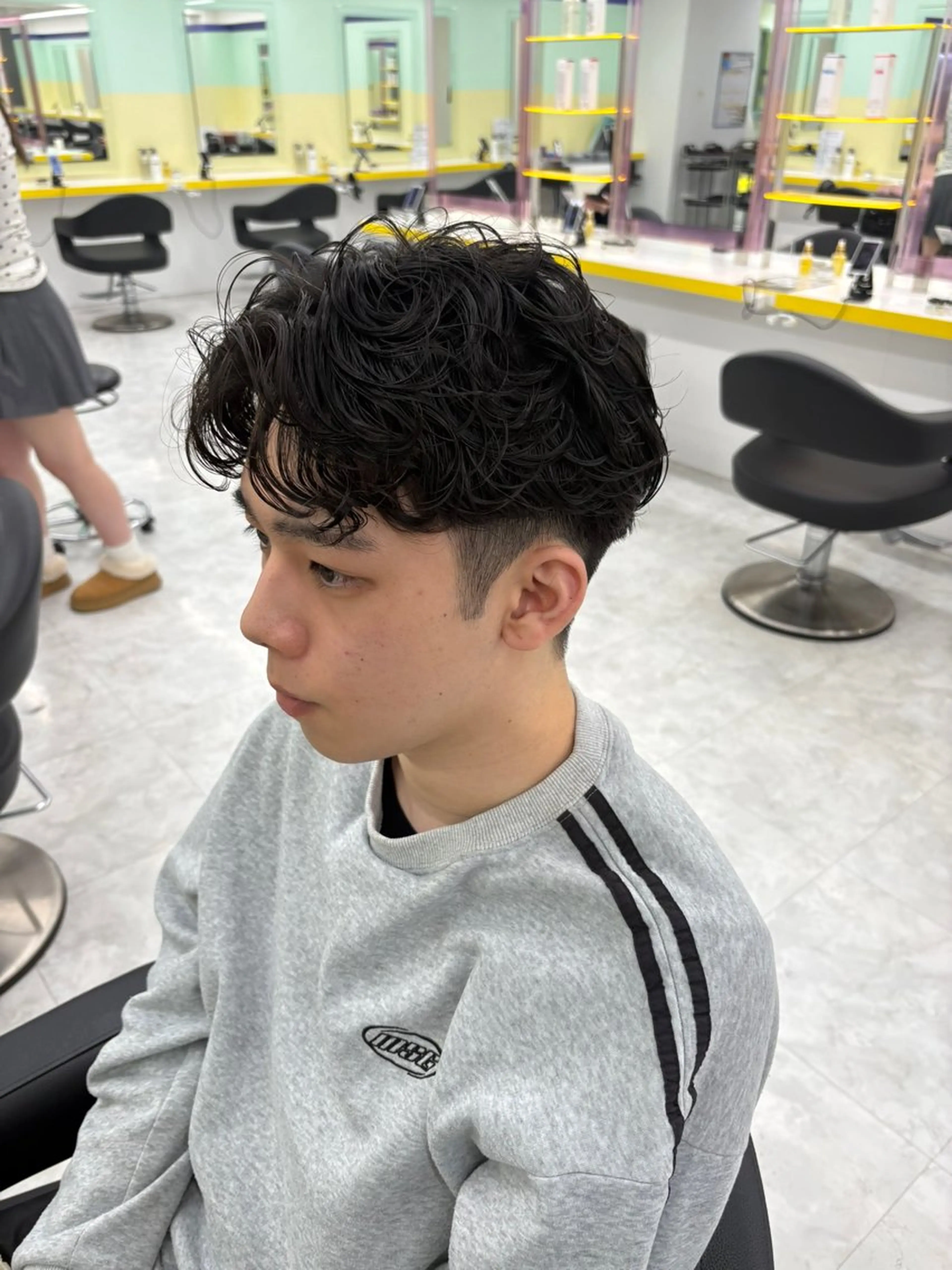 メンズ カット パーマ ヘアセット 横浜メンズ職人/ 久保大和のヘアスタイル