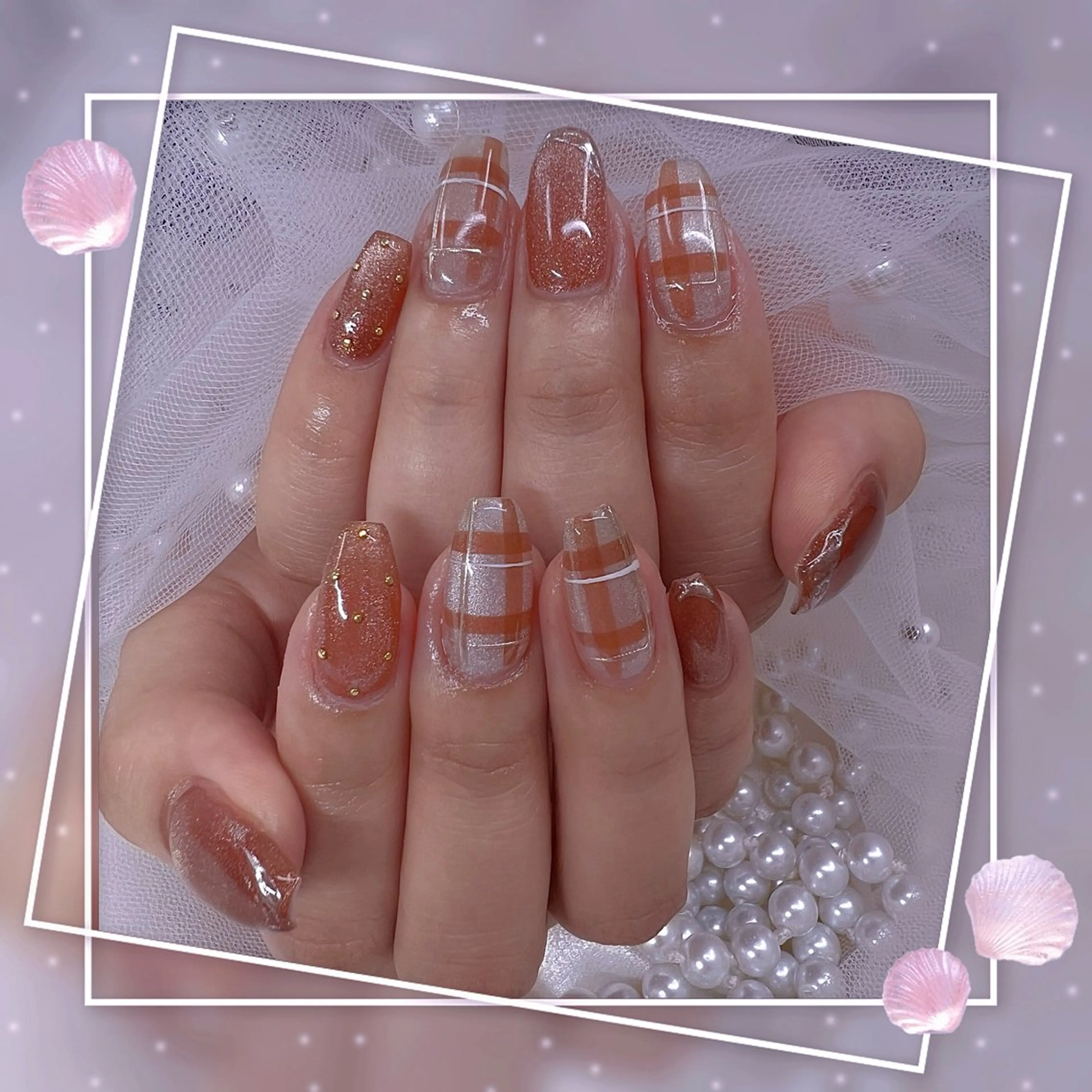 ネイル チークネイル ガーリー グラデーション マグネットネイル ピンク ハンドネイル ハンドケア Chill Nailsalonのネイルデザイン