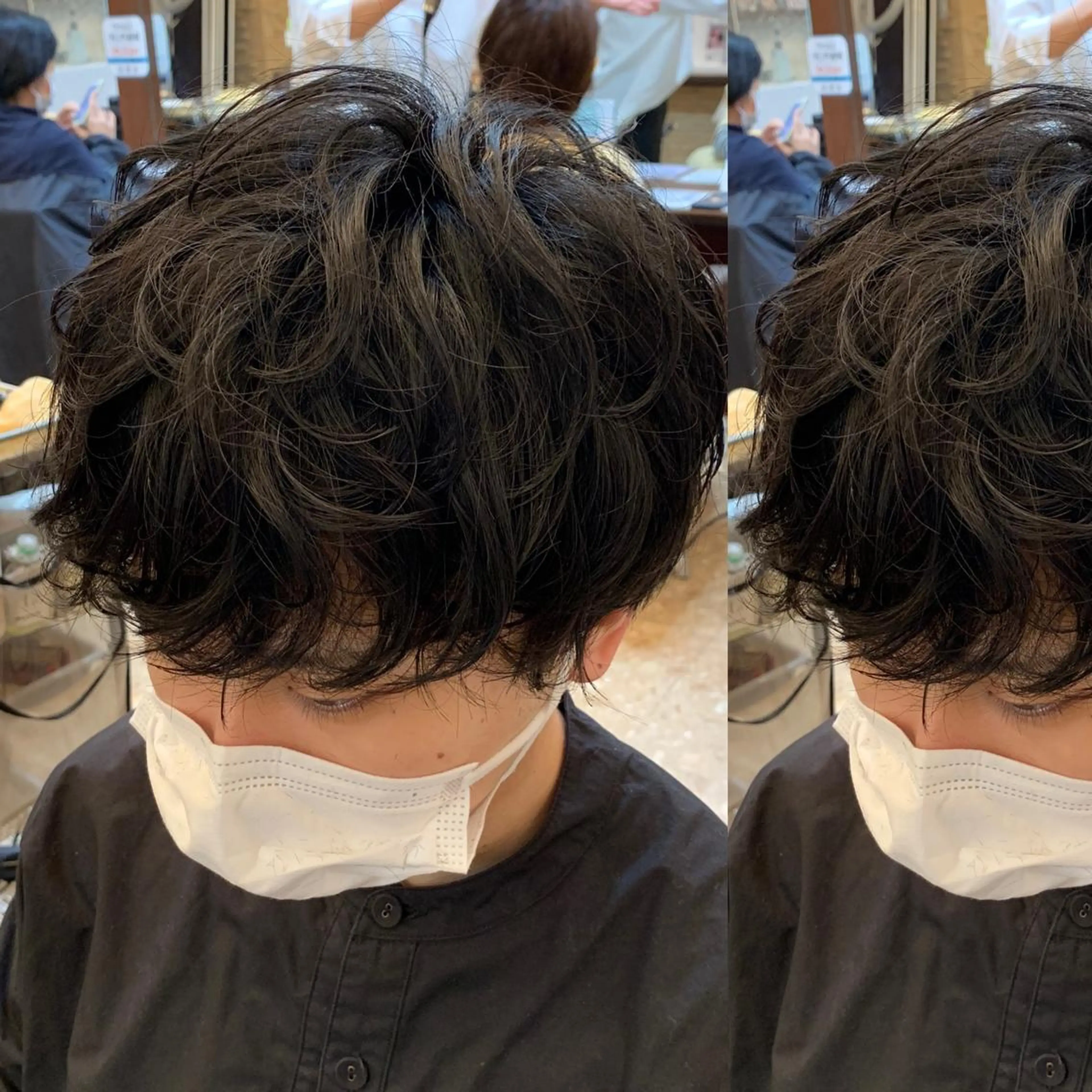 ショート パーマ メンズ 三ツ井凌 【ヘアケアサロン】のヘアスタイル
