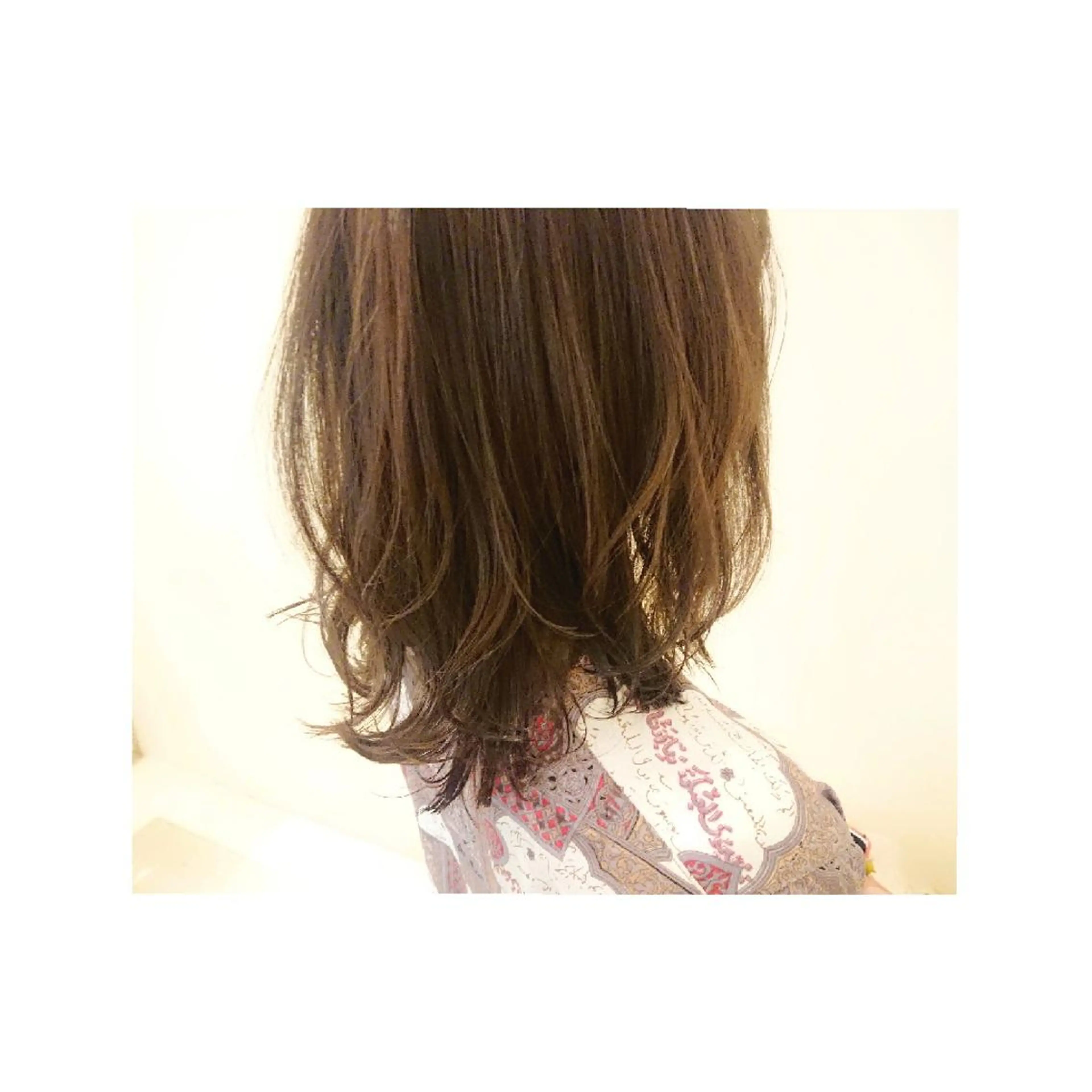 ミディアム カラー ヘアアレンジ ◎モチマル チアキ◎のヘアスタイル