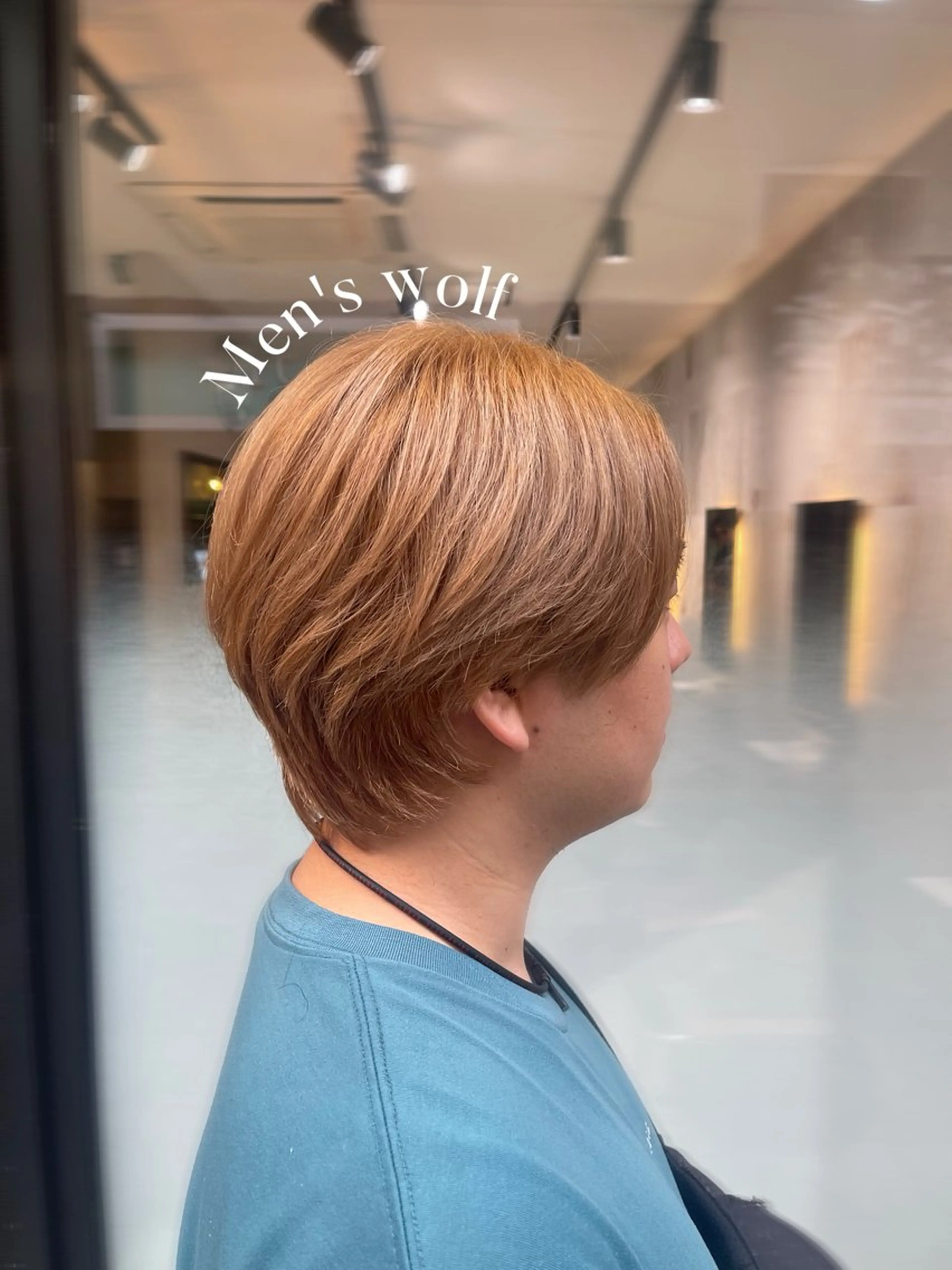 カラー メンズ メンズハイトーン メンズウルフカット ハイトーンカラー ウルフカット La fith hair SHIN 大分所属・Lafith 大分／ ヨッシーのヘアスタイル