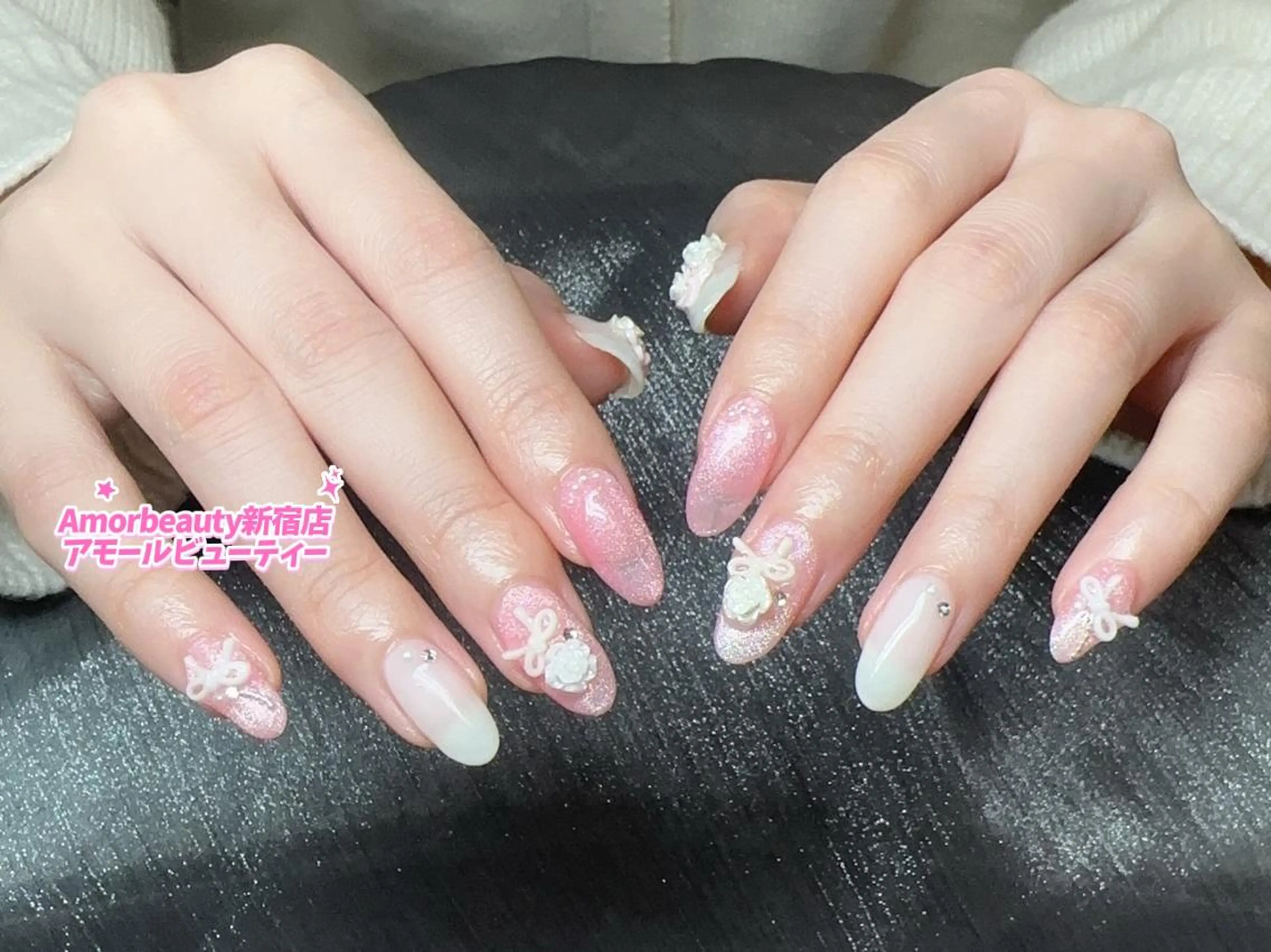 ネイル ハンドネイル ハンドケア Ui_Amor (パラジェル)のネイルデザイン