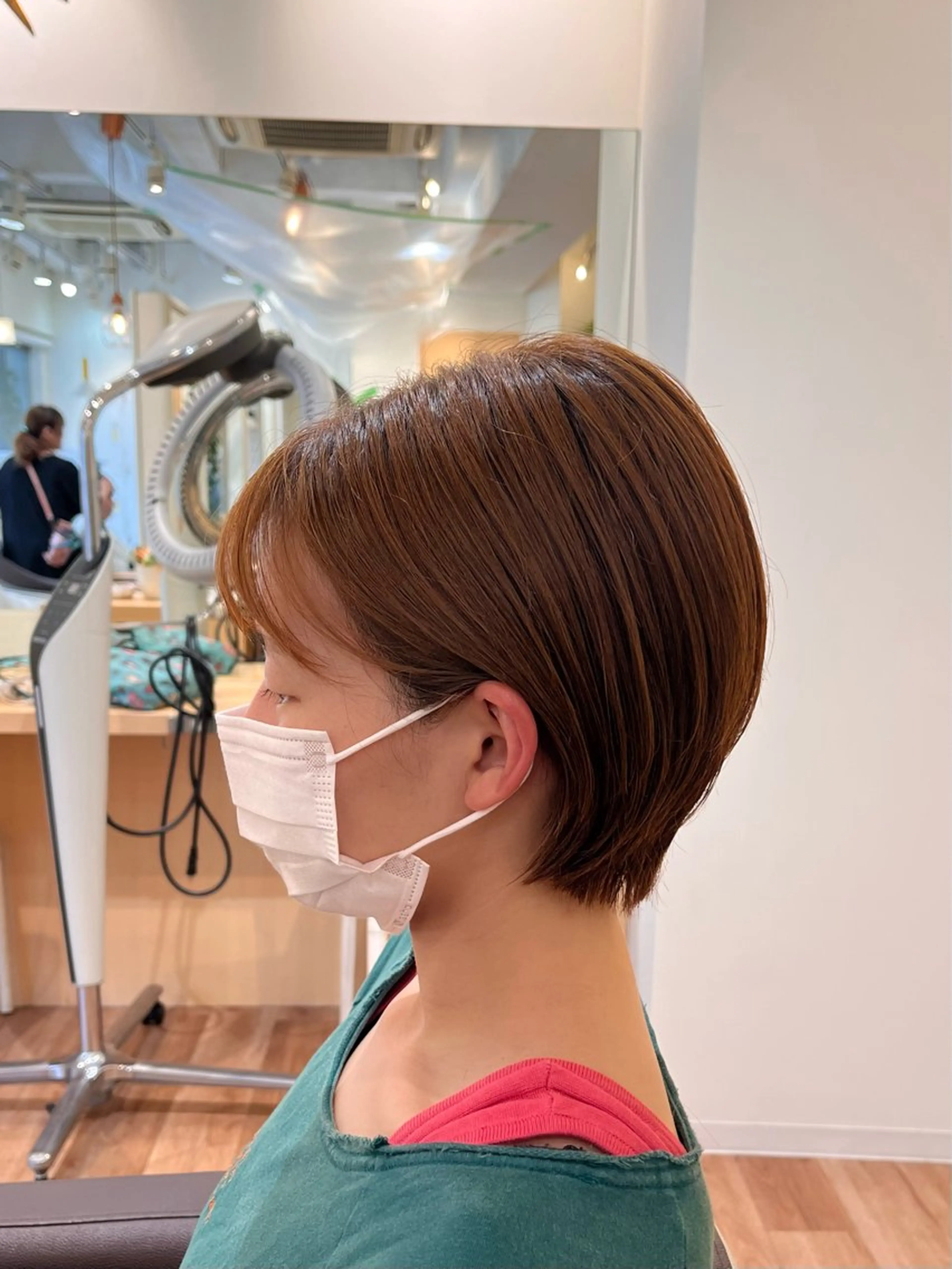 ショート ICHIGO 大山所属・emma 星野のヘアスタイル