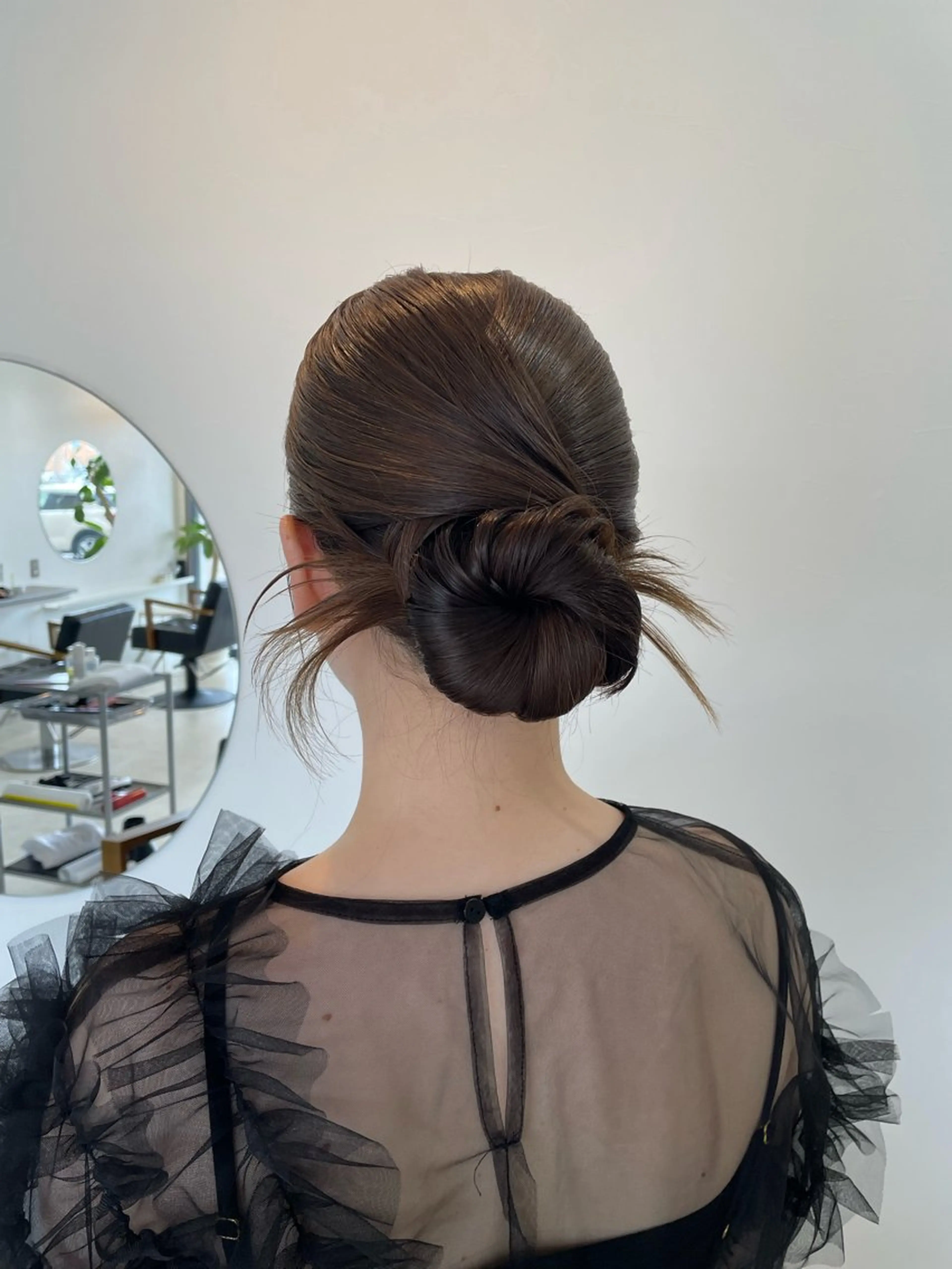 セミロング ヘアセット 前川 瑞希のヘアスタイル