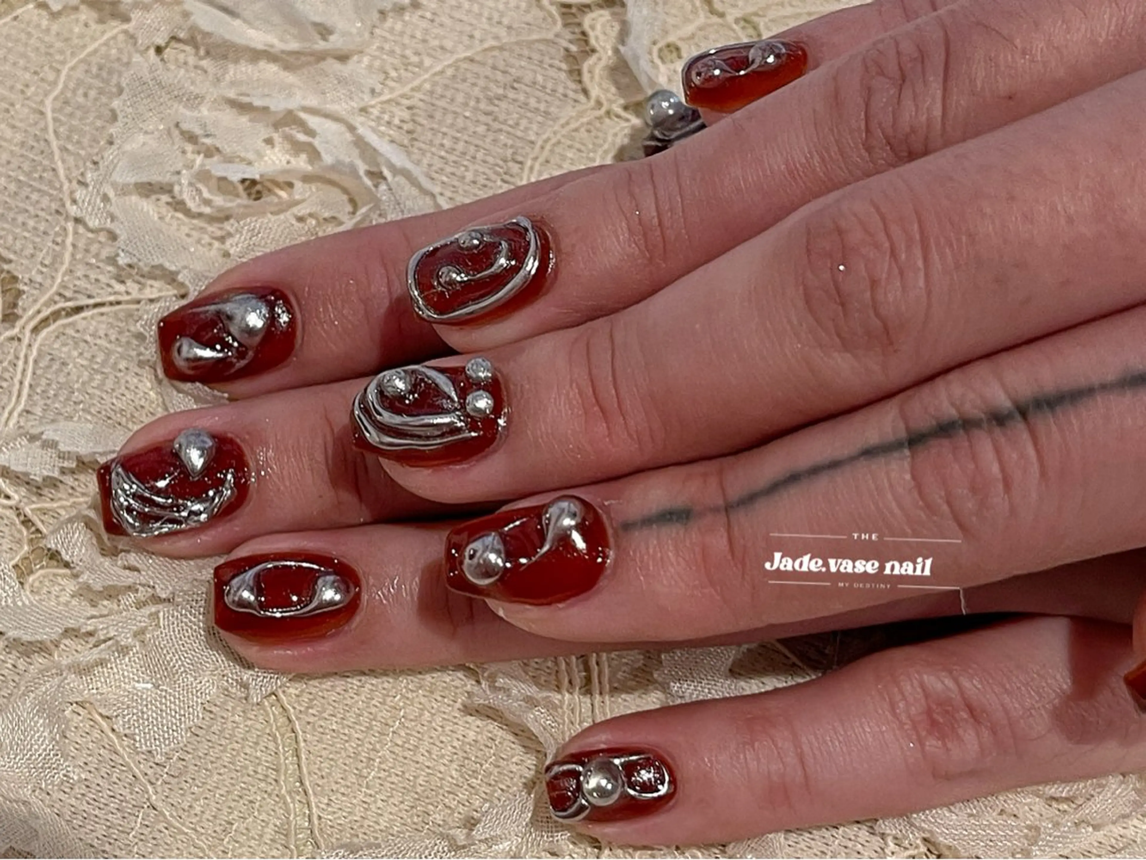 ネイル ハンドネイル ハンドケア ✰Jade.vase 银座のネイルデザイン