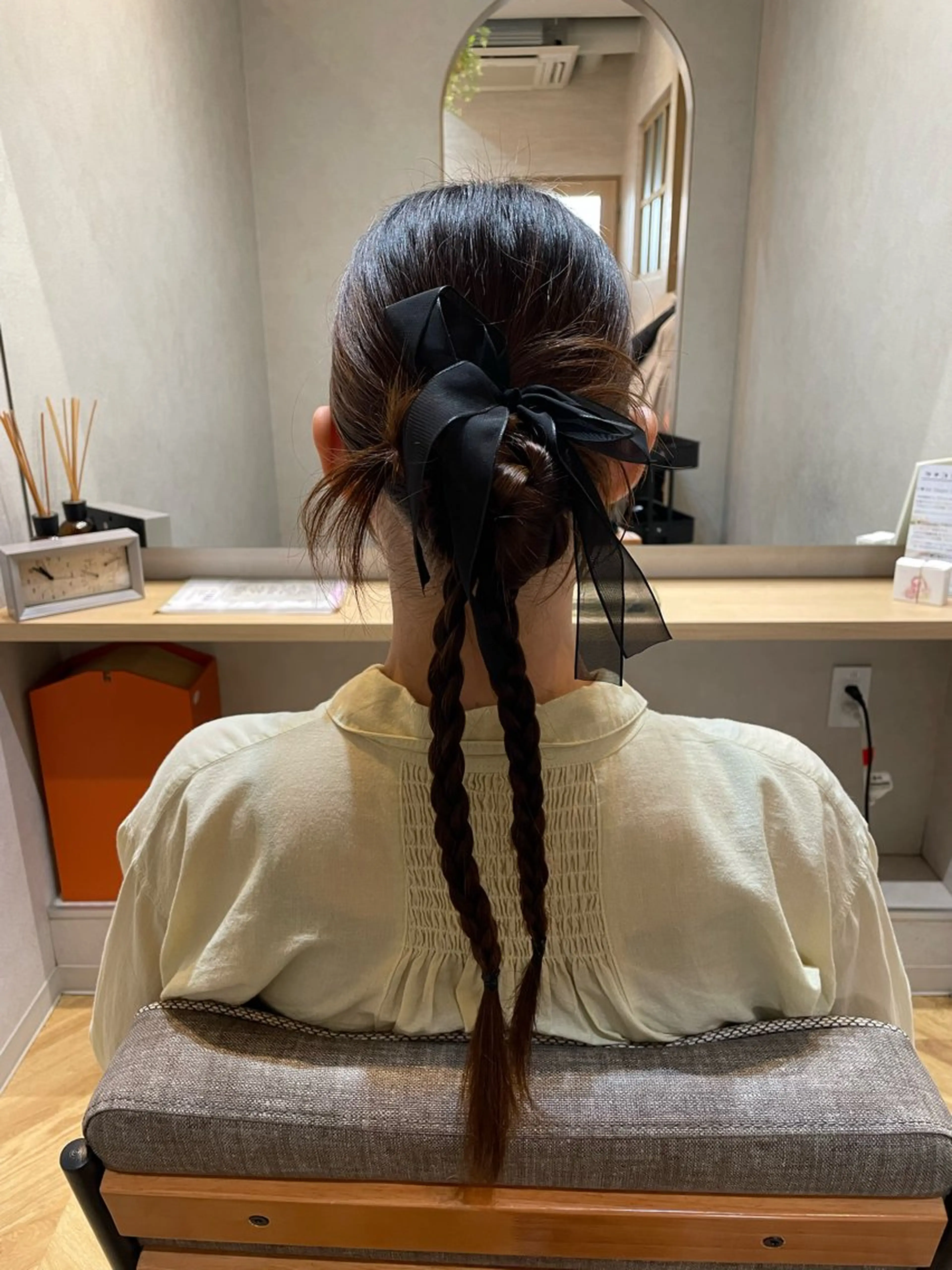 【結婚式・お呼ばれ】上品まとめ髪ヘアセット ✨の写真