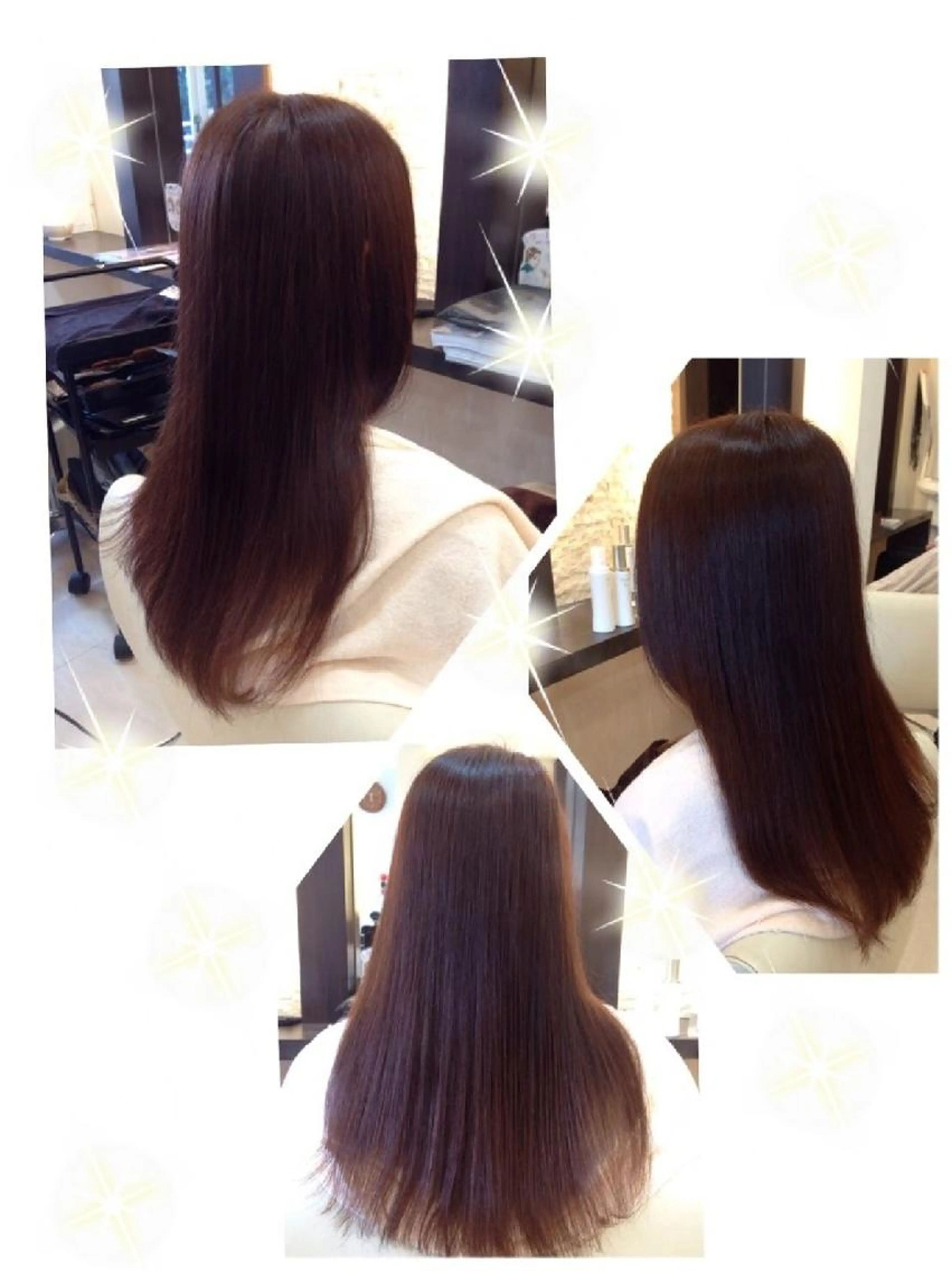 初回価格（人気❗）カット & ヘアカラー&トリートメント✨の写真