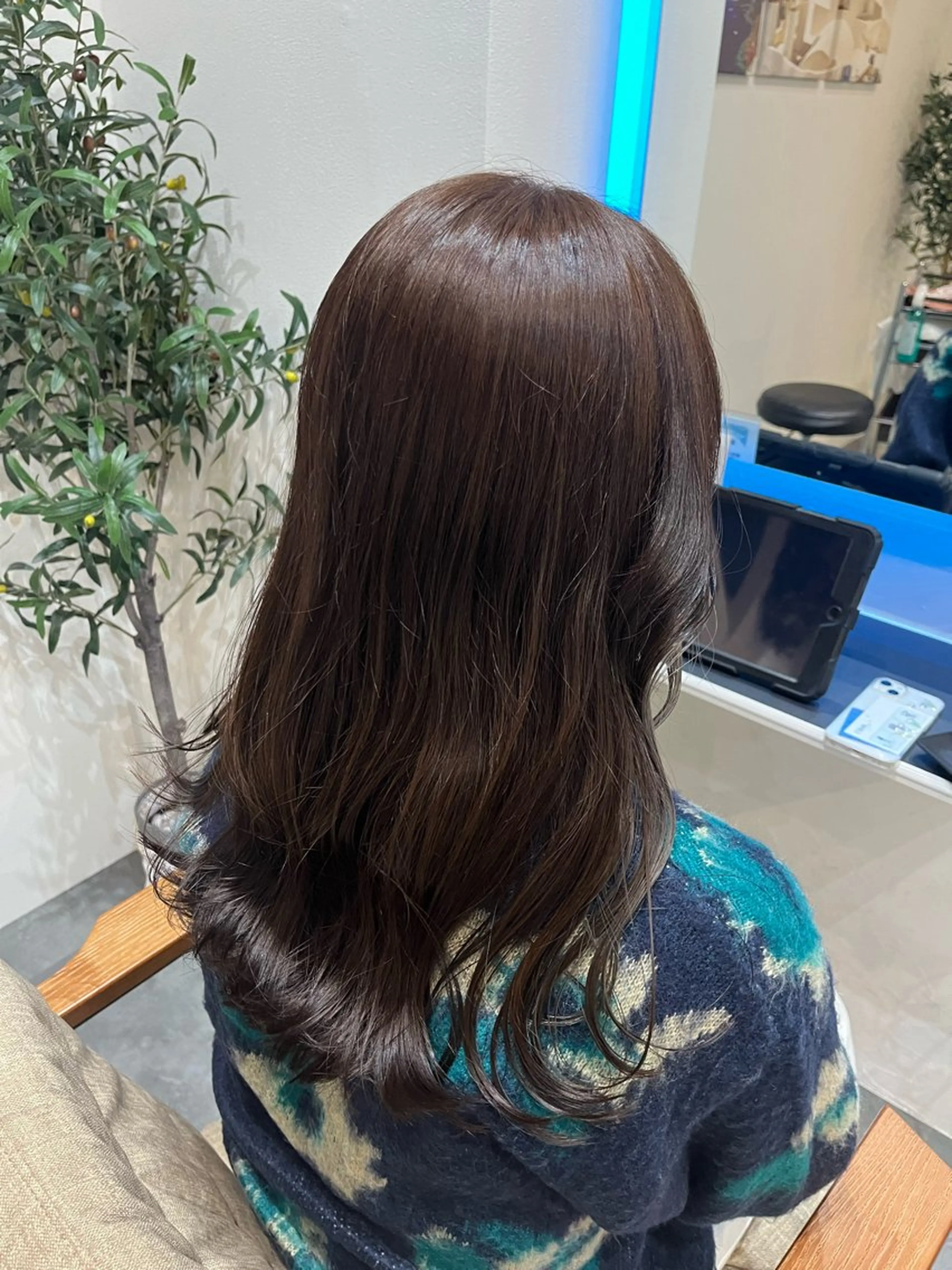 セミロング カラー 藤田 詩織のヘアスタイル