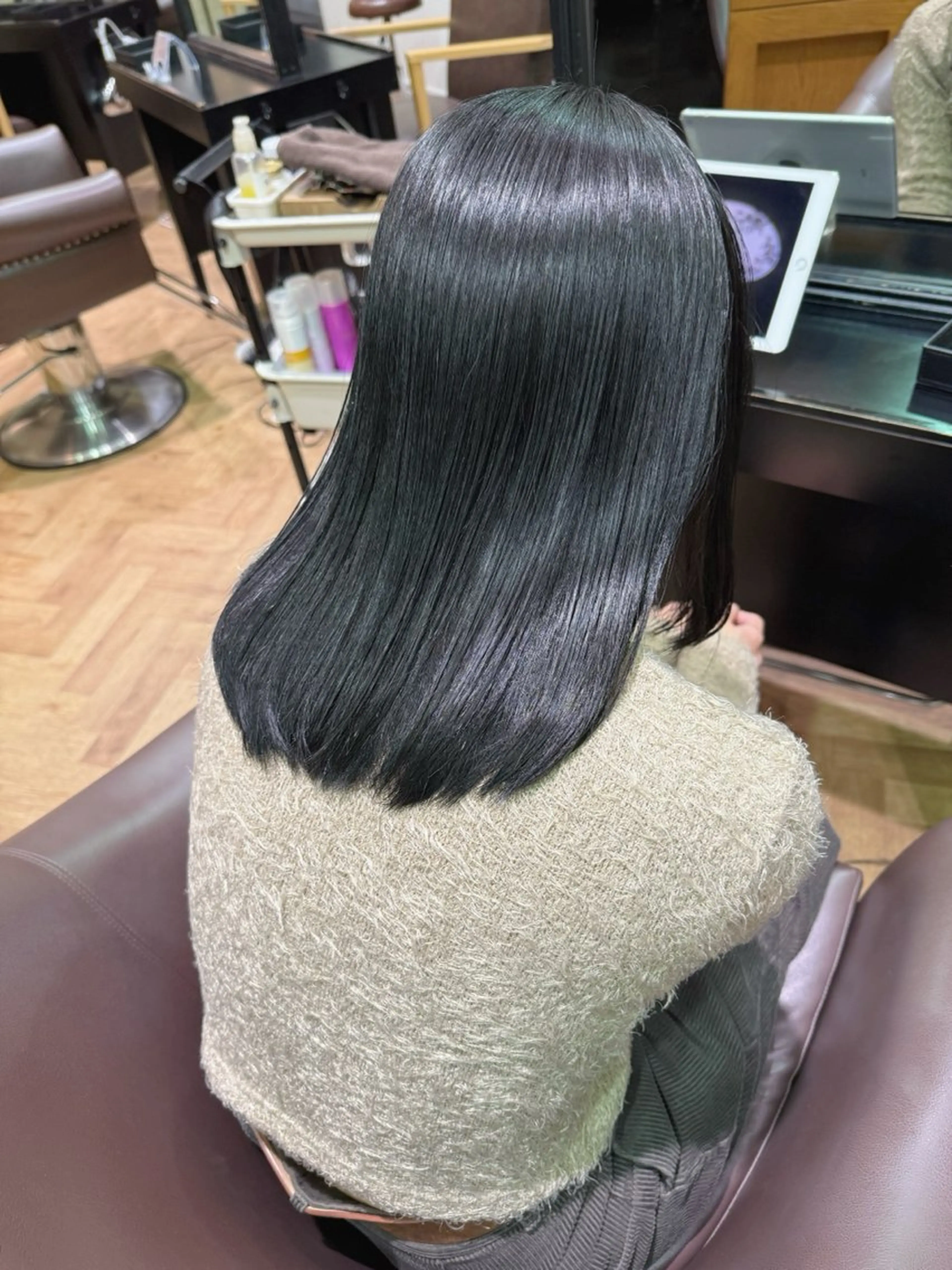 ミディアム 森 隆司のヘアスタイル