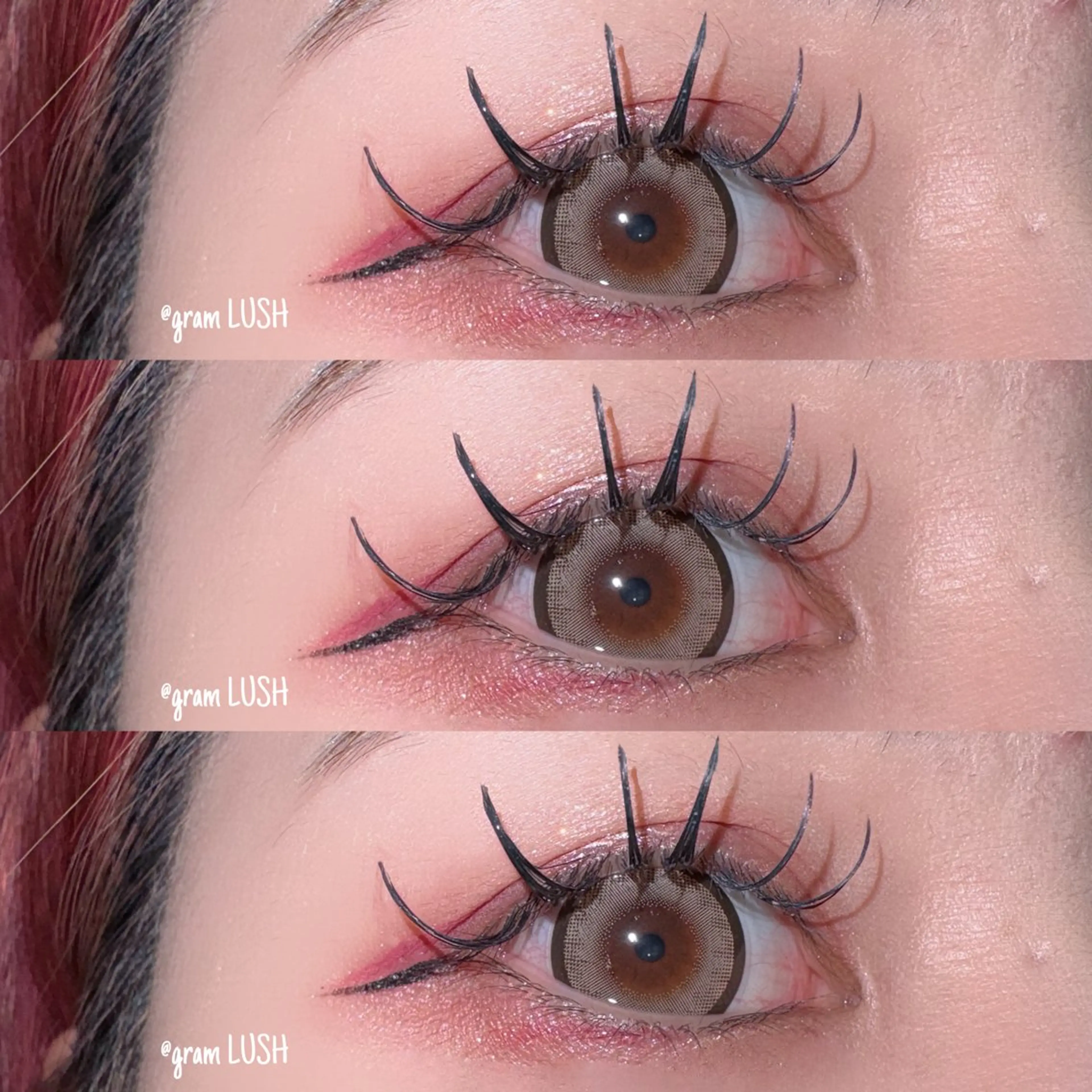 ヘアアレンジ エクステ gram LUSHのマツエク・マツパデザイン