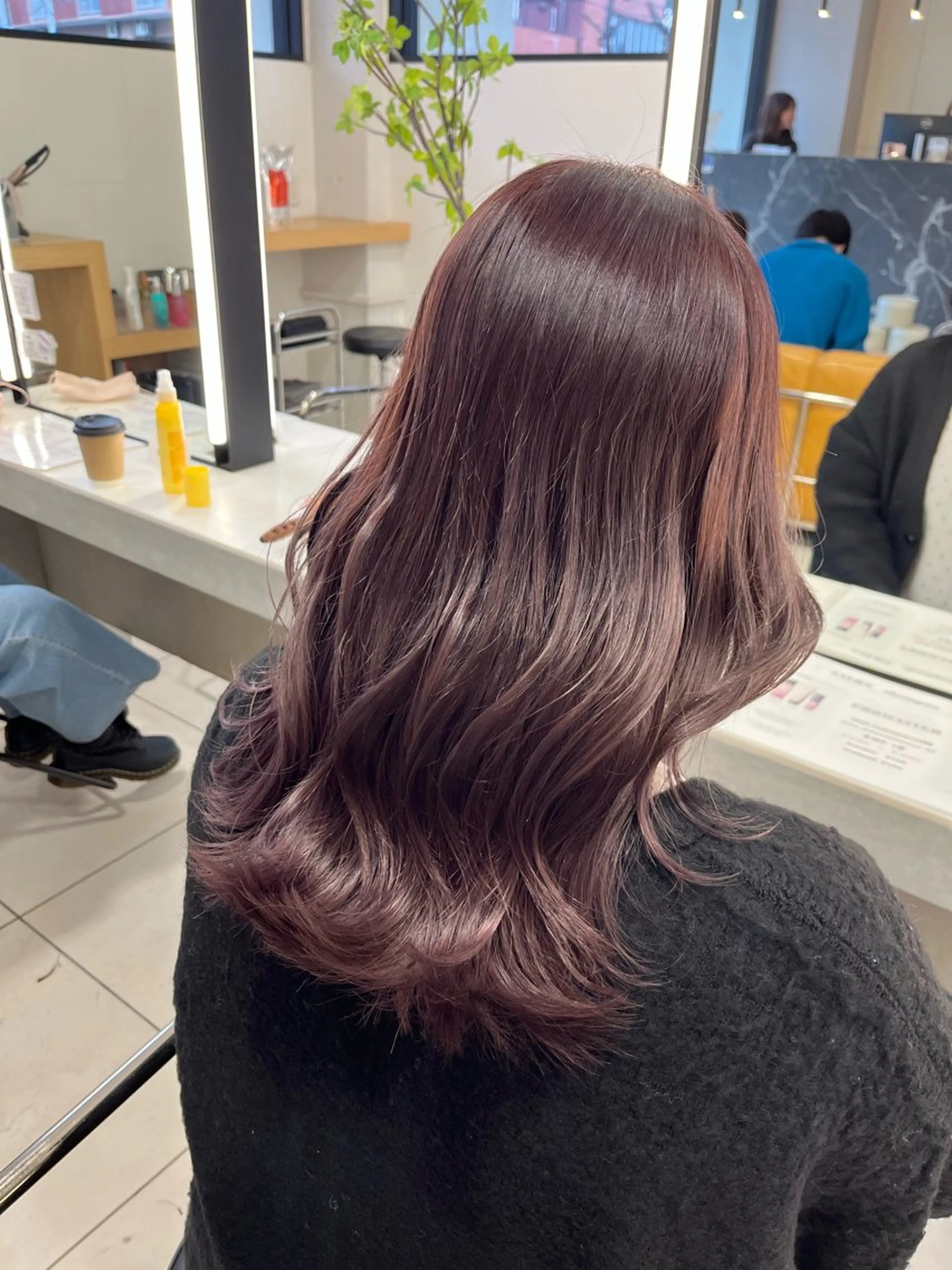 セミロング カット ヘアカラー トリートメント AffECTION所属・🎀透明感カラー🎀 稲垣至恩🎀のヘアスタイル