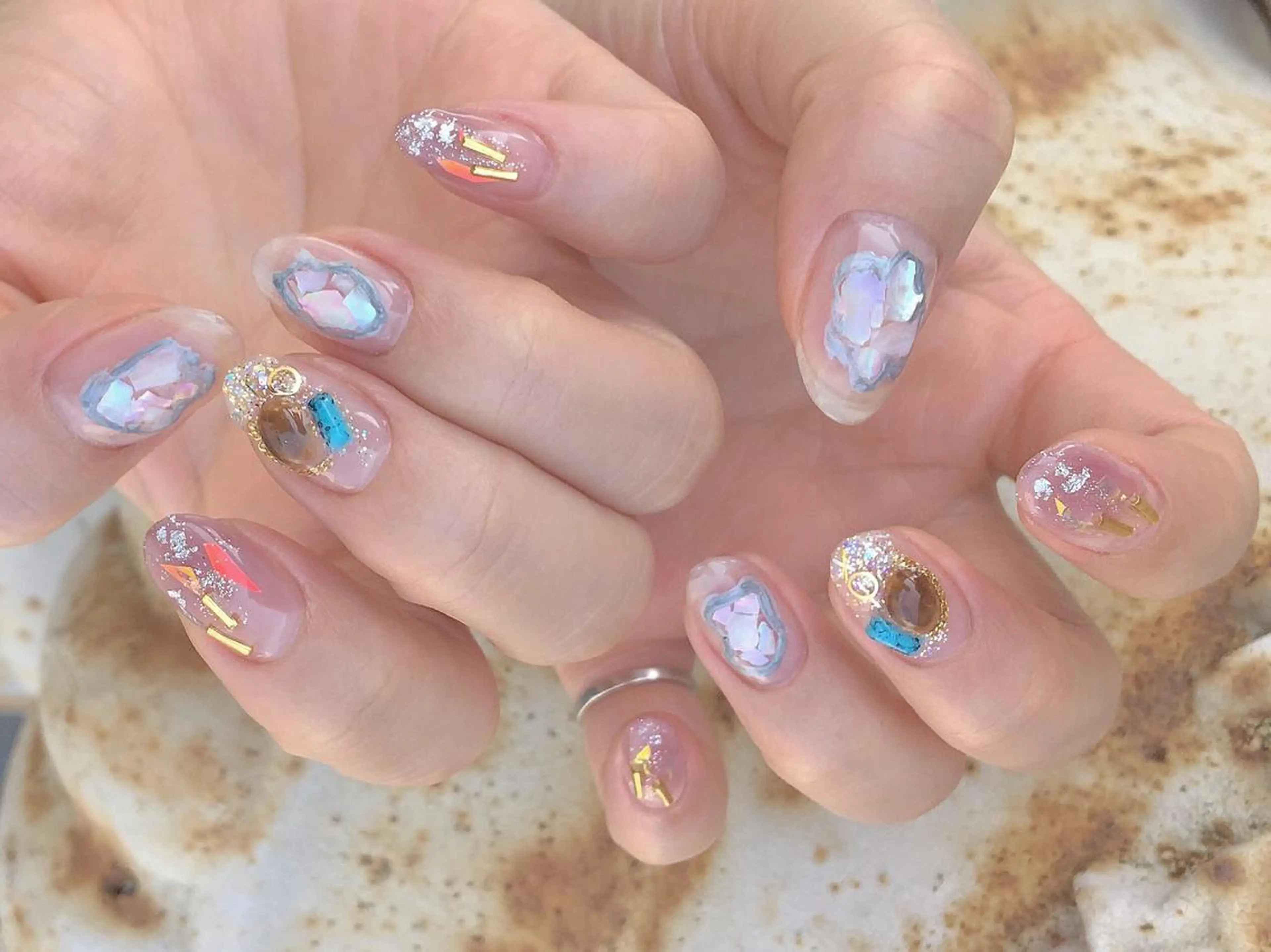 ネイル ニュアンスネイル 夏ネイル ハンドネイル NUI所属・asa 【nui】のその他イメージ