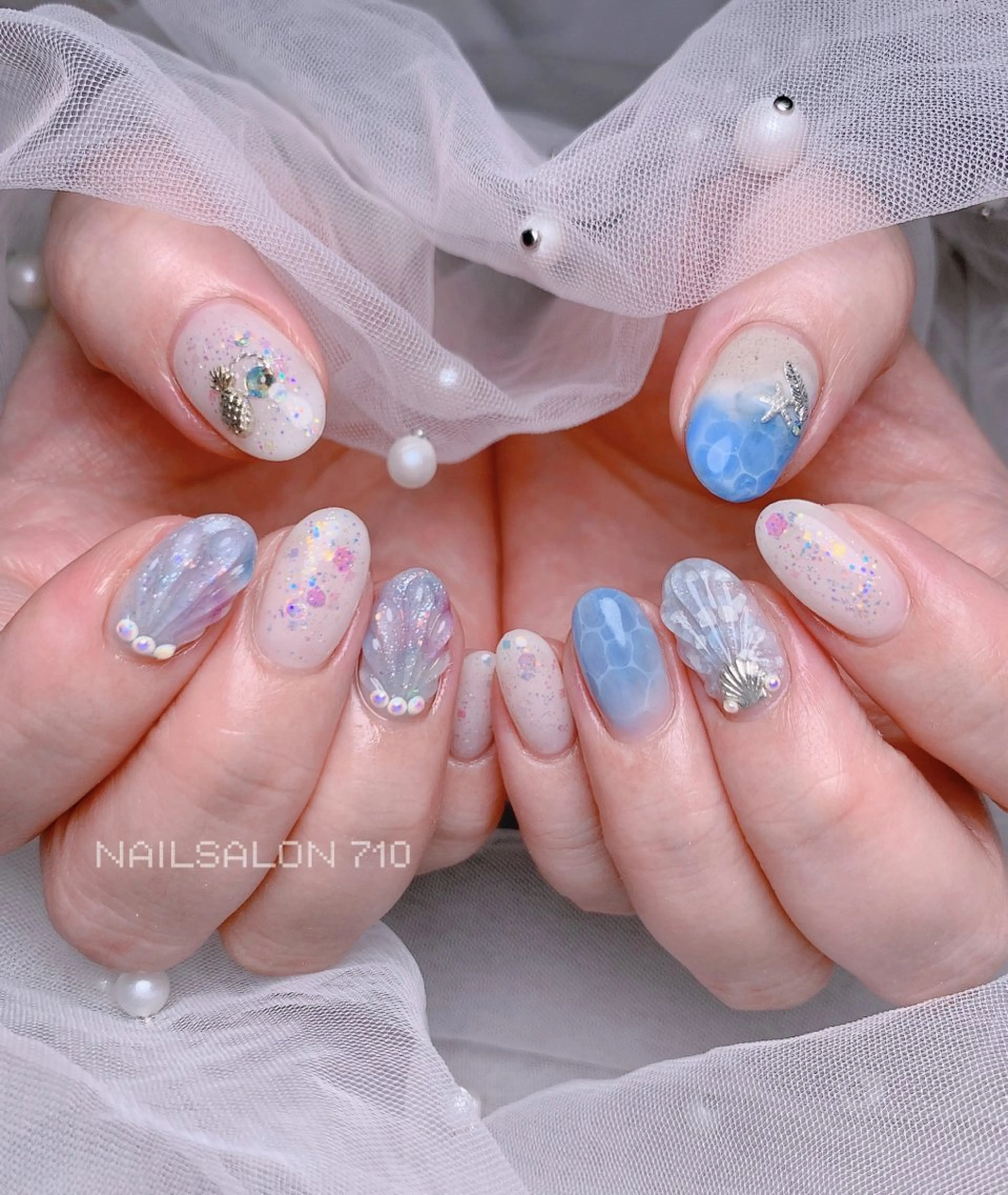 ネイル ハンドネイル フットネイル ナナイチゼロ I.Naoのネイルデザイン