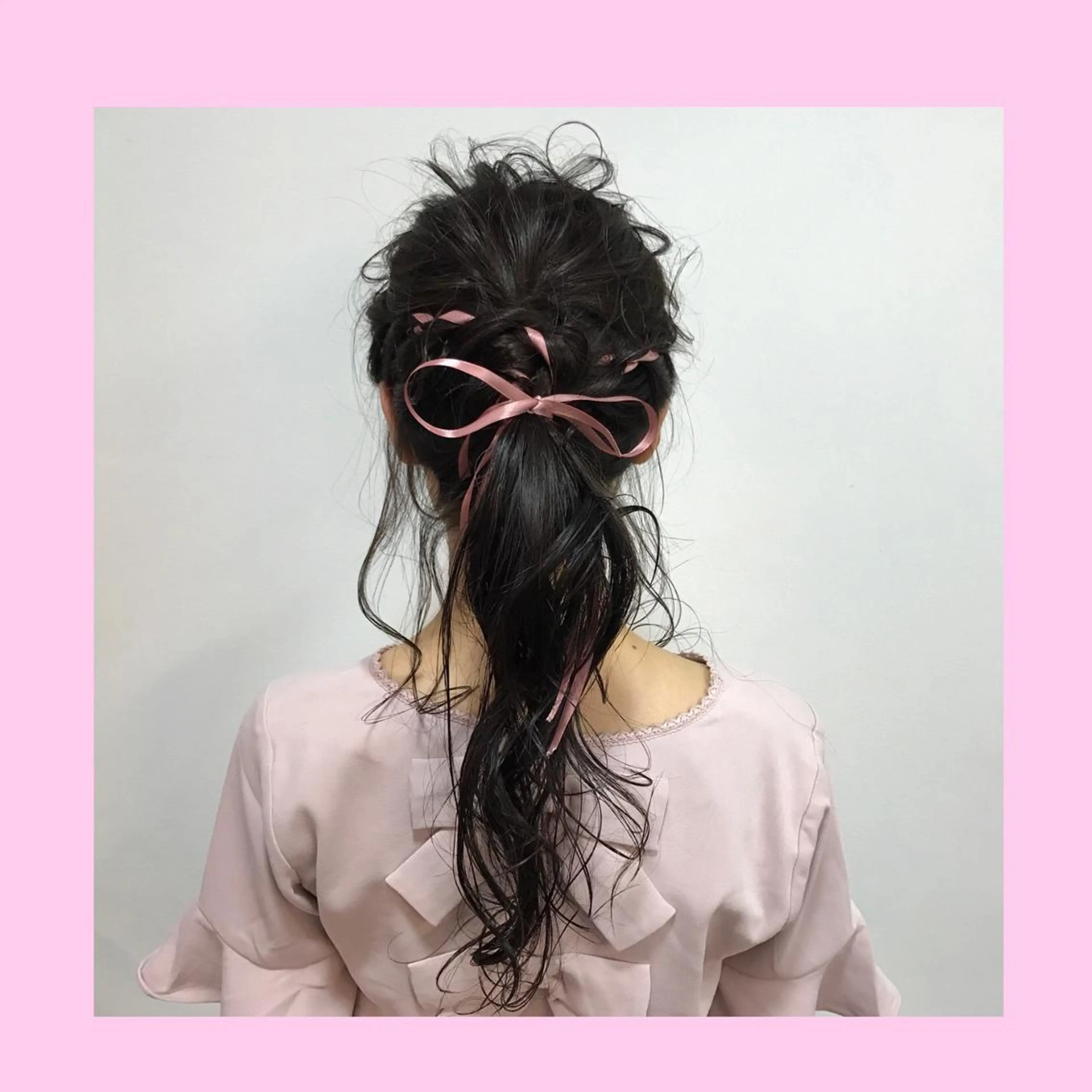 ヘアアレンジ SHIN/レイヤー カット×クロスパーマのヘアスタイル