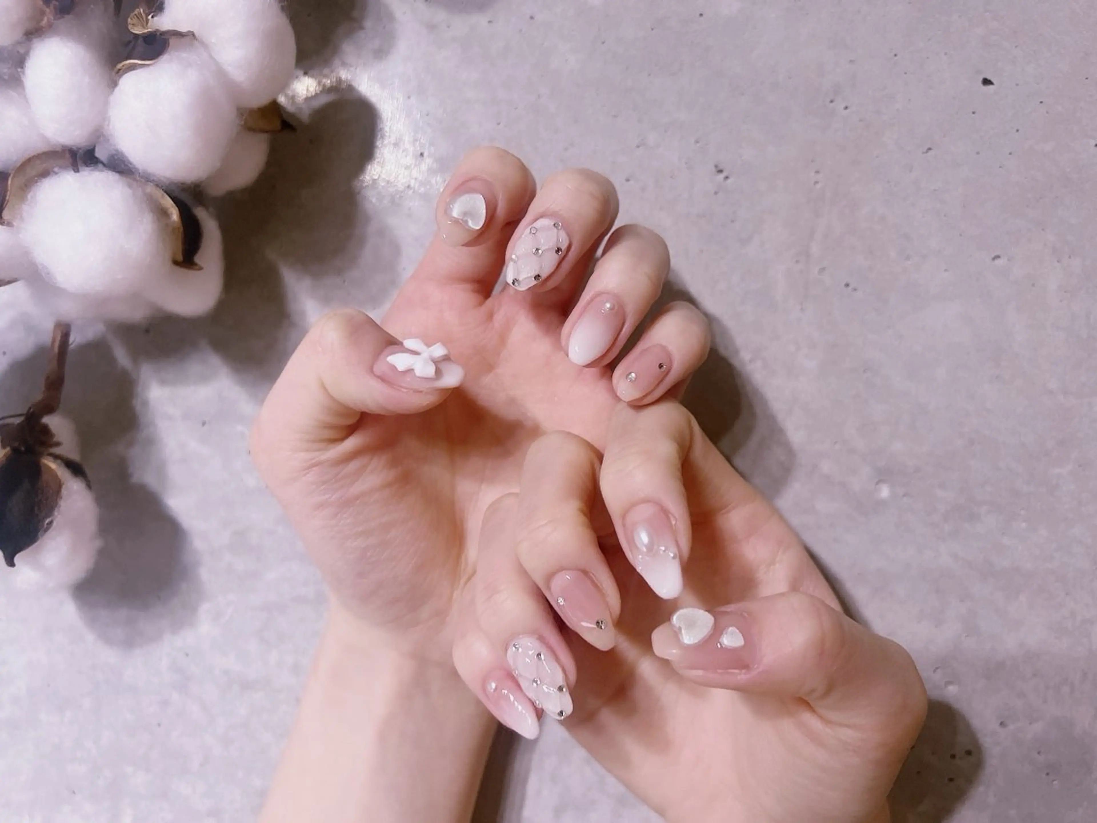 ミディアム B_Mila 水戸   萬城のネイルデザイン