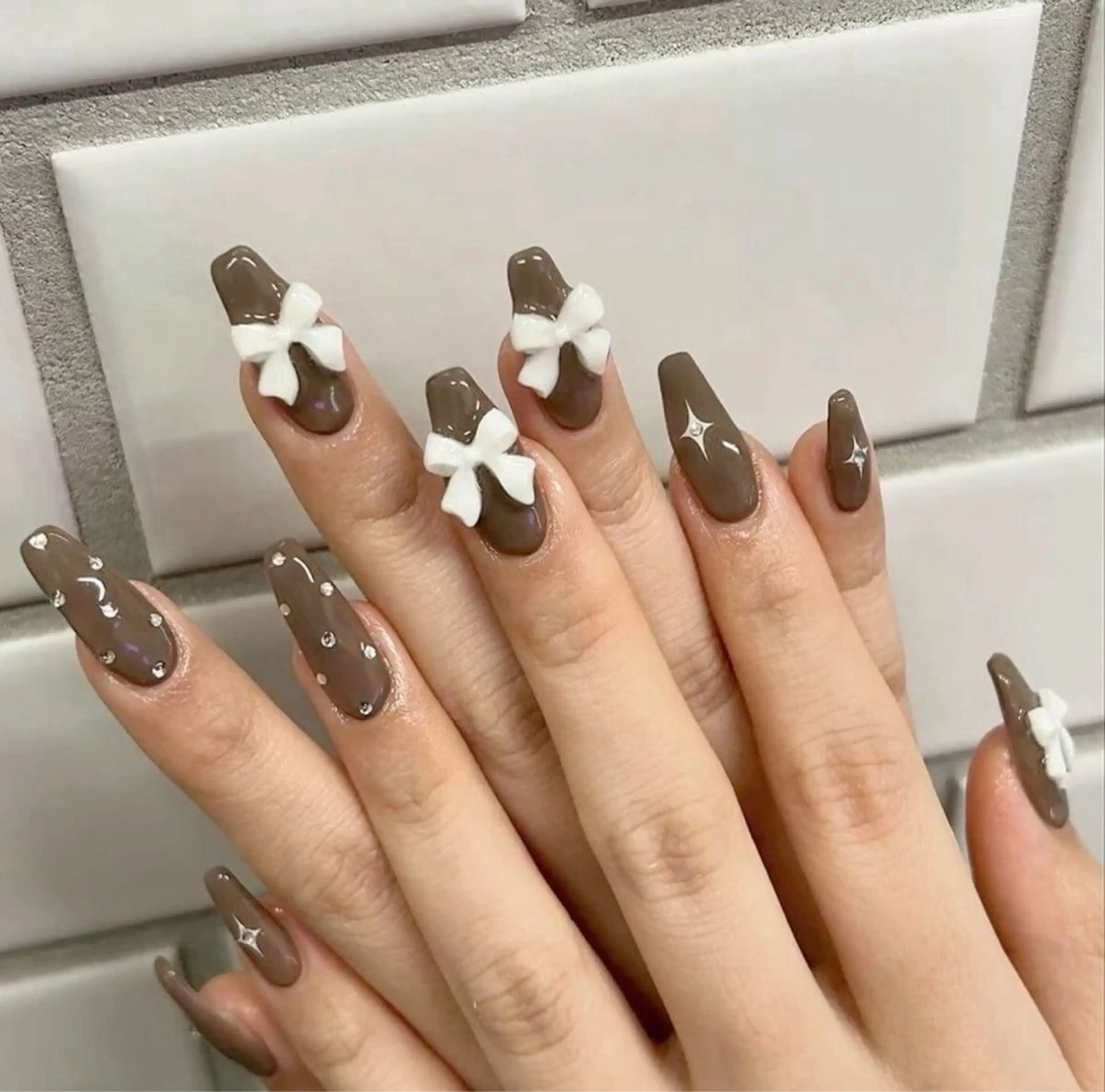 ネイル 韓国ネイル 持ち込み ハンドネイル EMI ANA.CHUOのネイルデザイン