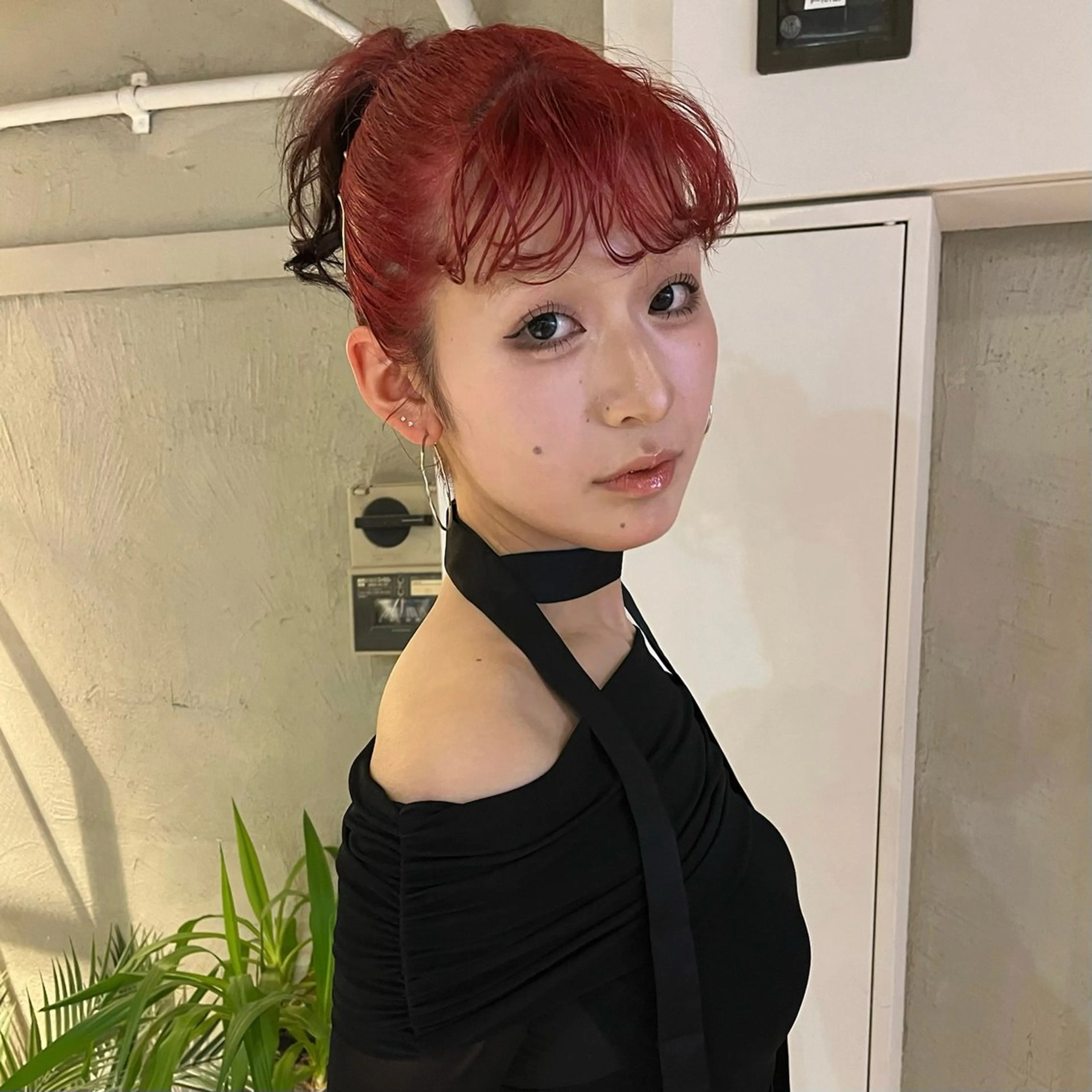 ショート カラー ブラウンカラー レッドカラー レッドブラウン ヘアカラー トリートメント ボブハイトーン🦖 デザインMAMIのヘアスタイル