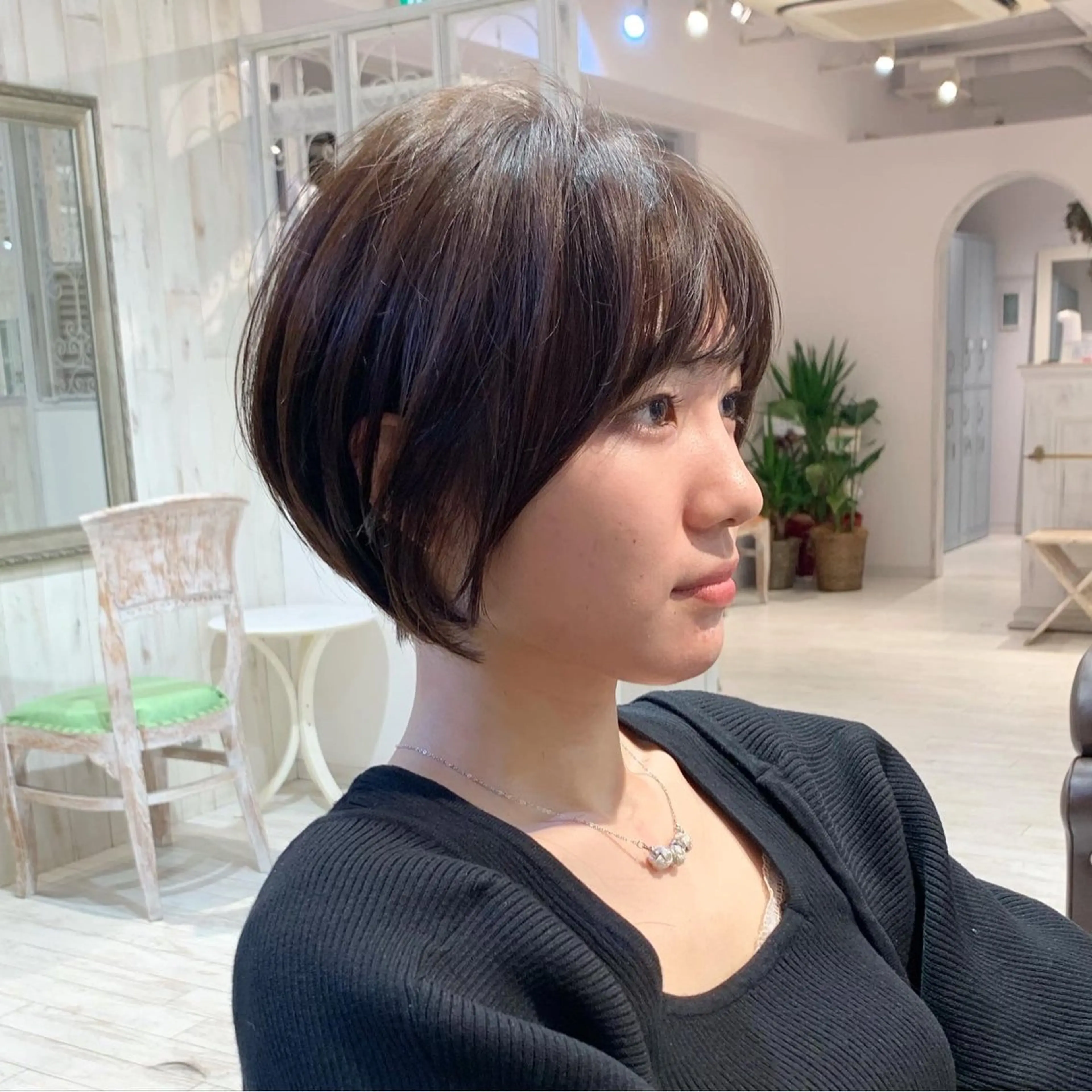 ショート カット 縮毛矯正/ショート/ レイヤー/畑中正敏のヘアスタイル