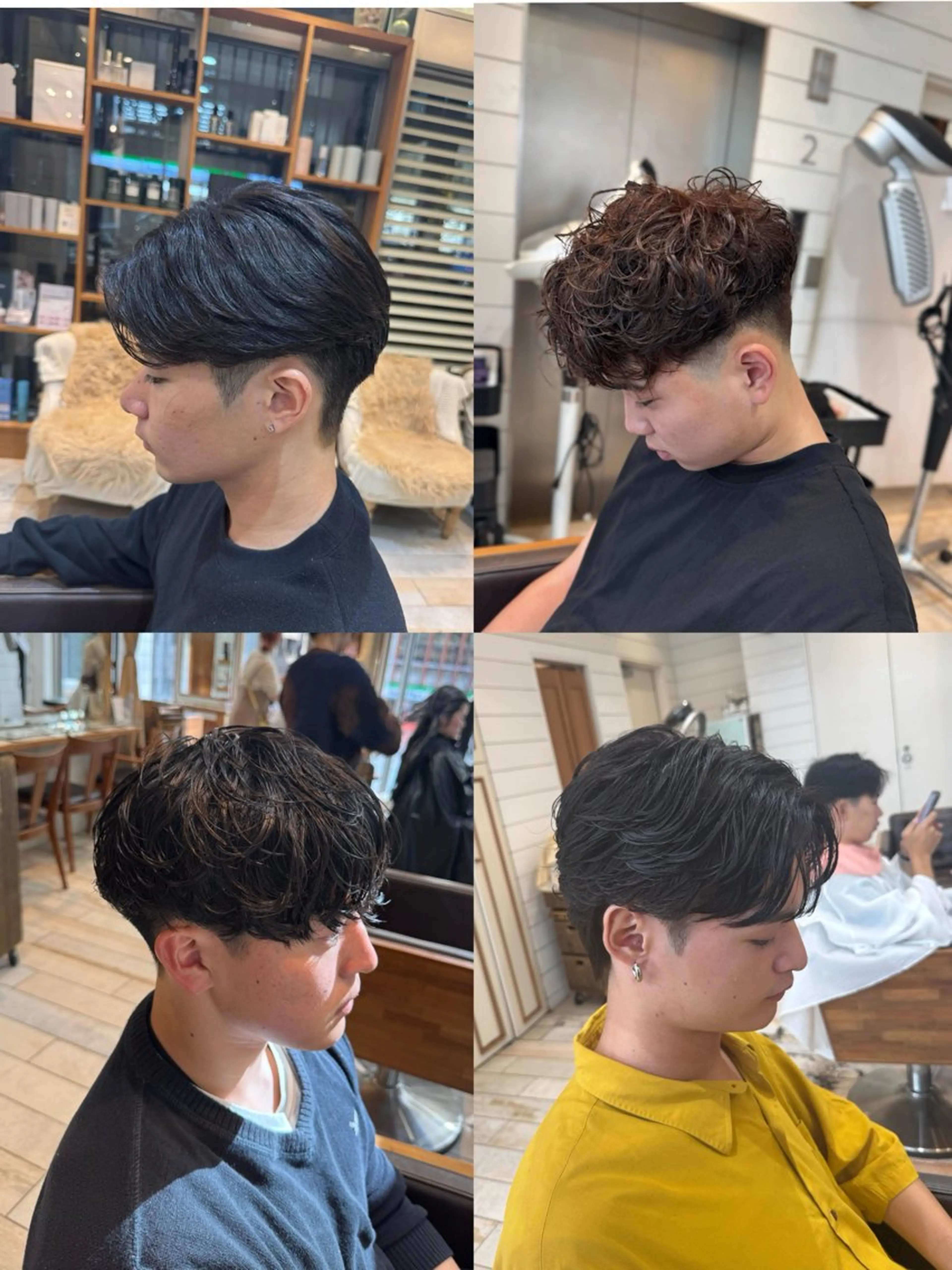 【パーマ相談メニュー✨】カット+パーマ　シャンプー込🔥の写真