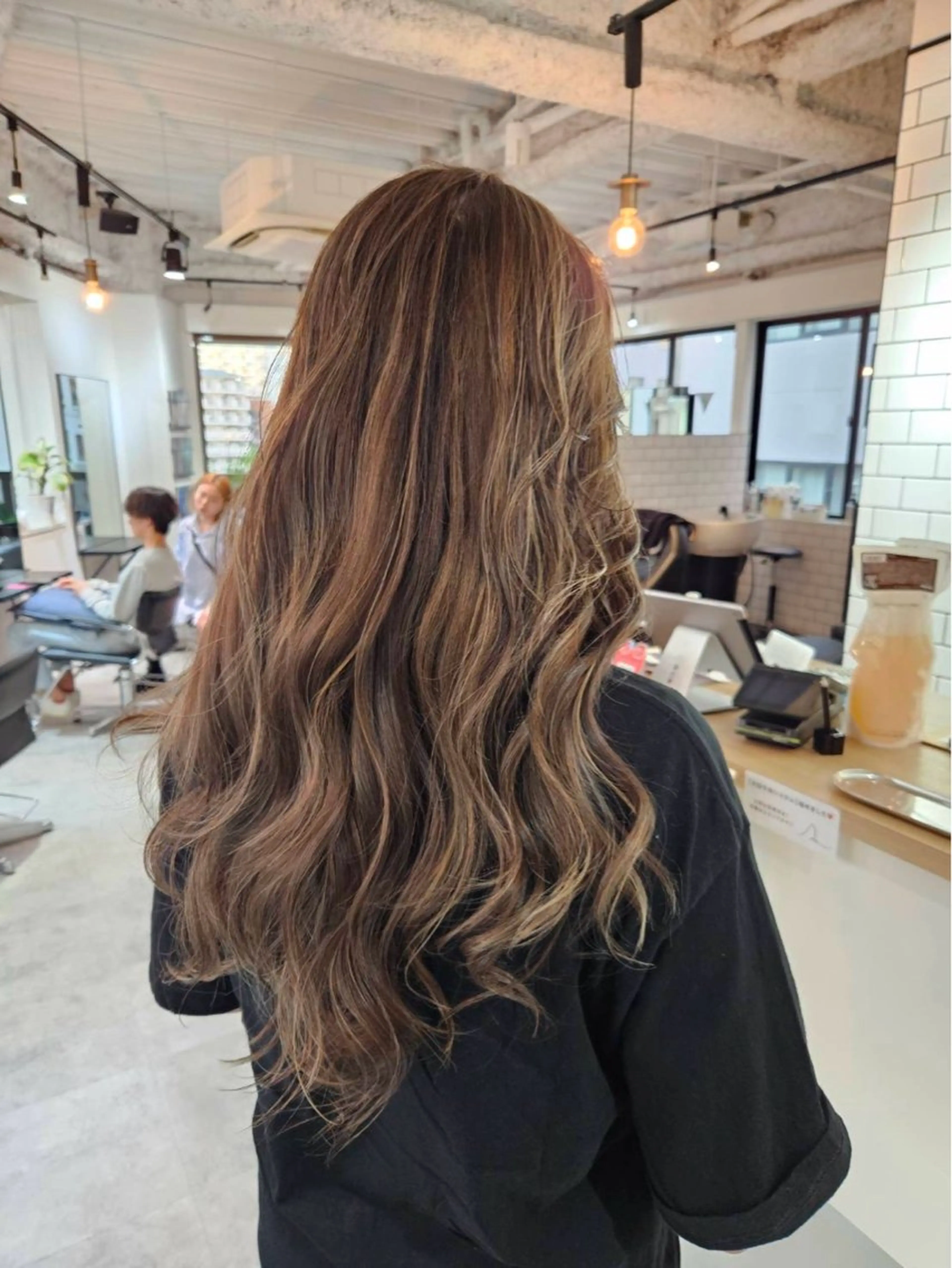 🐶全体カラー＋ハイライト🐶の写真