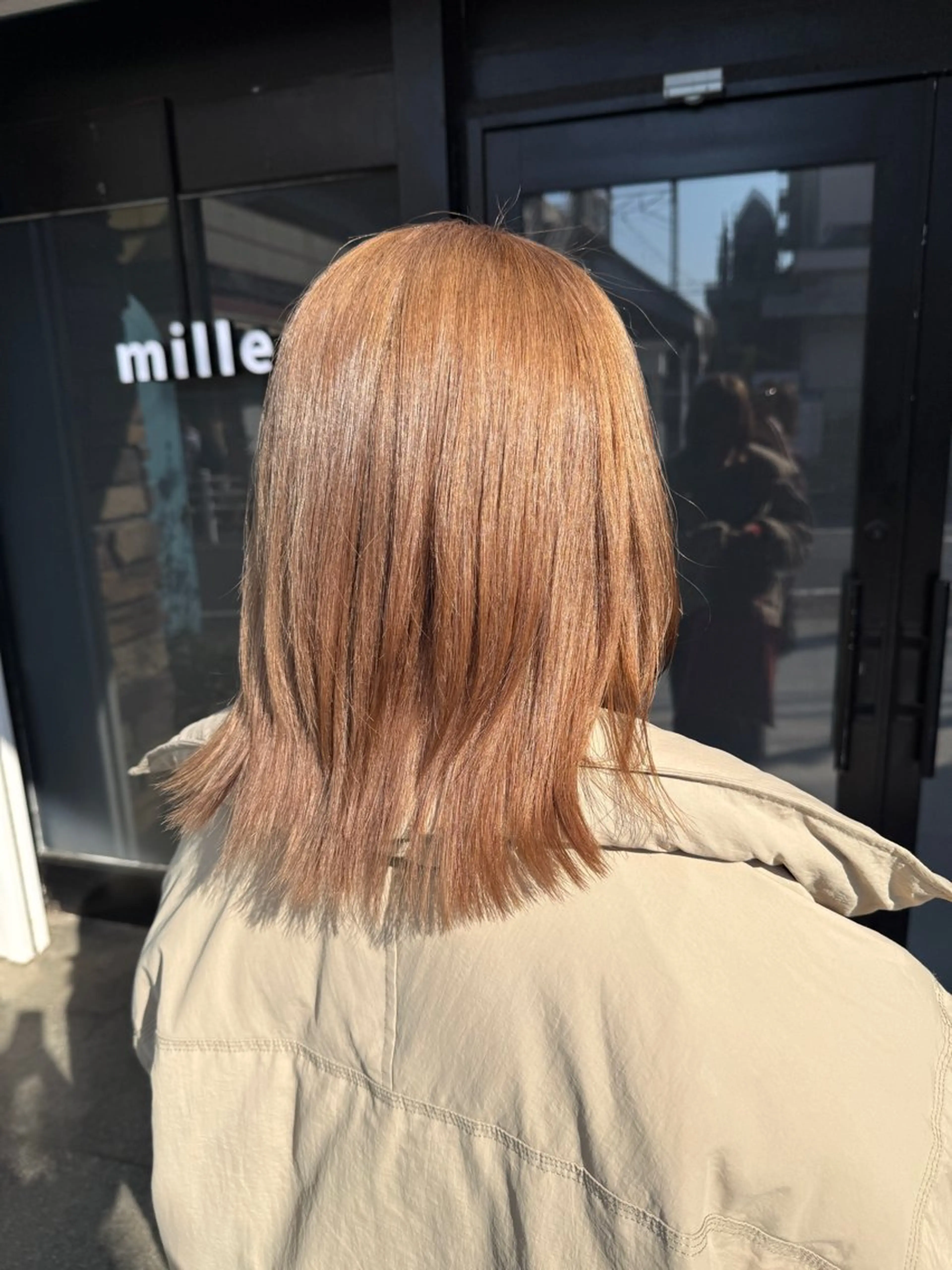 ミディアム カラー カット ヘアカラー トリートメント 透明感カラー/パーマ 🌀アオノのヘアスタイル