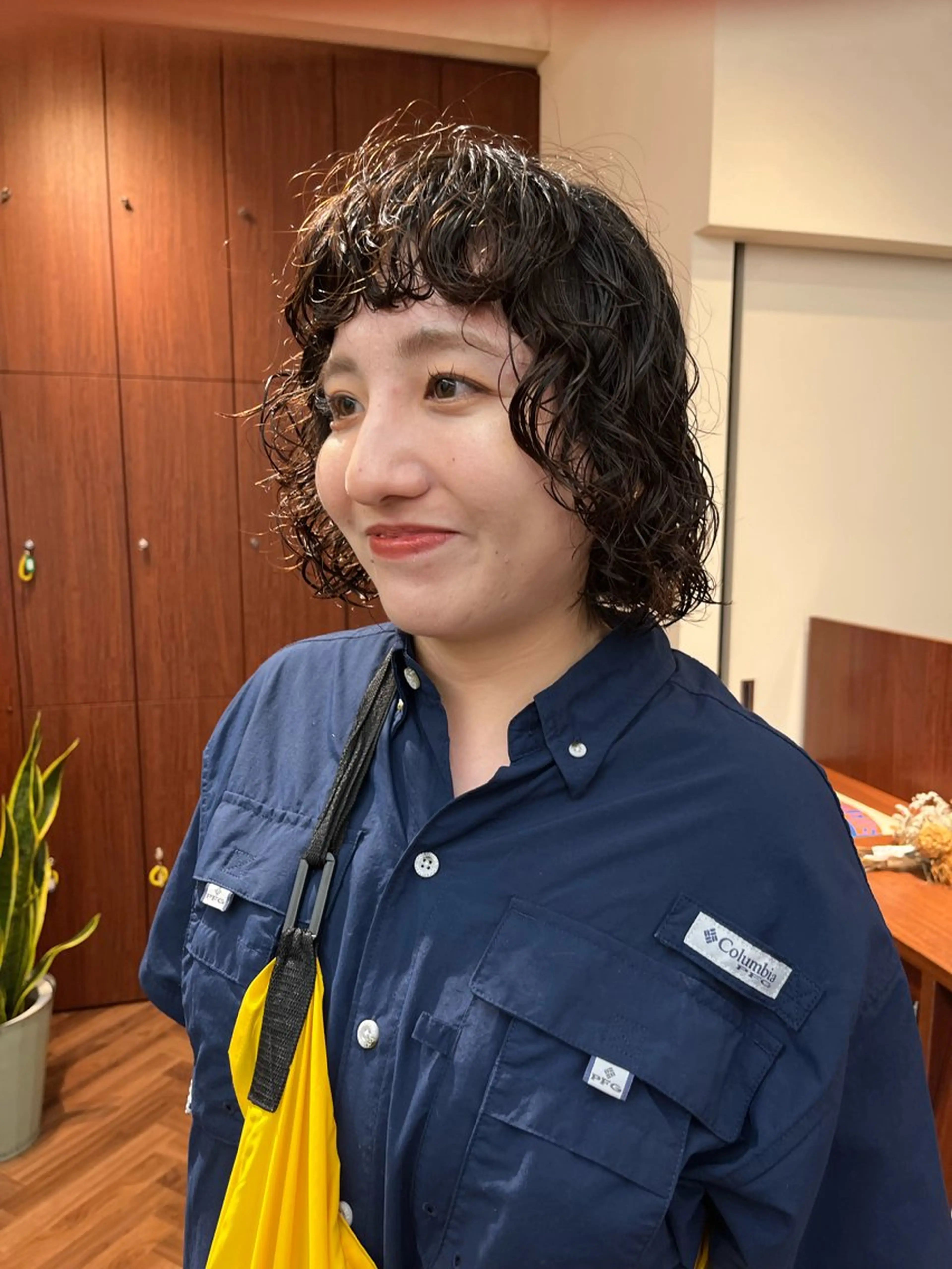 ショート パーマ ボブ カット パーマ ボブパーマ/パーマ ウルフパーマのヘアスタイル