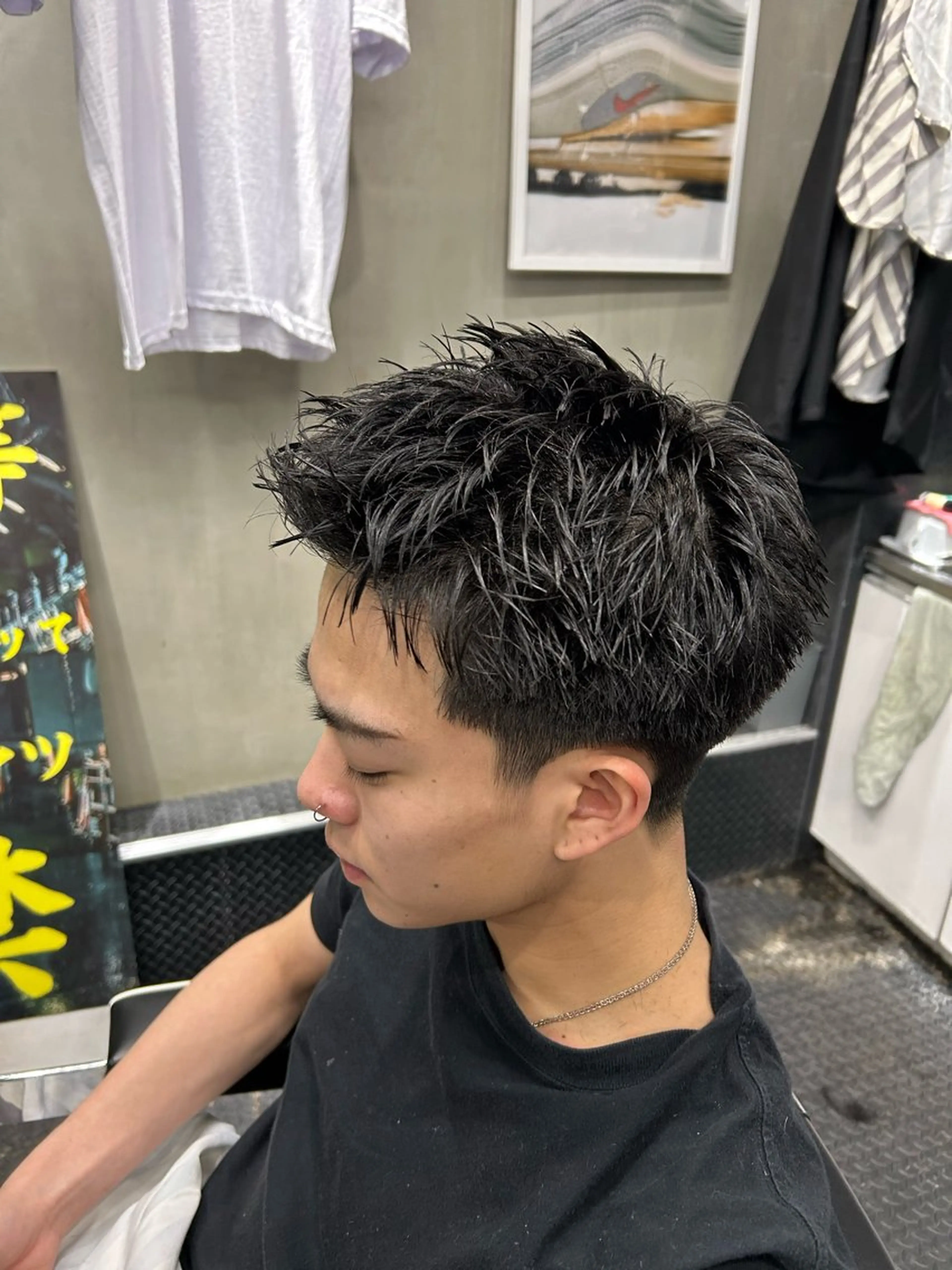ショート メンズ スパイキーショート ショートヘア DAMDEE TOKYO HAIR LOUNGE 上野本店所属・山下 隼人のヘアスタイル