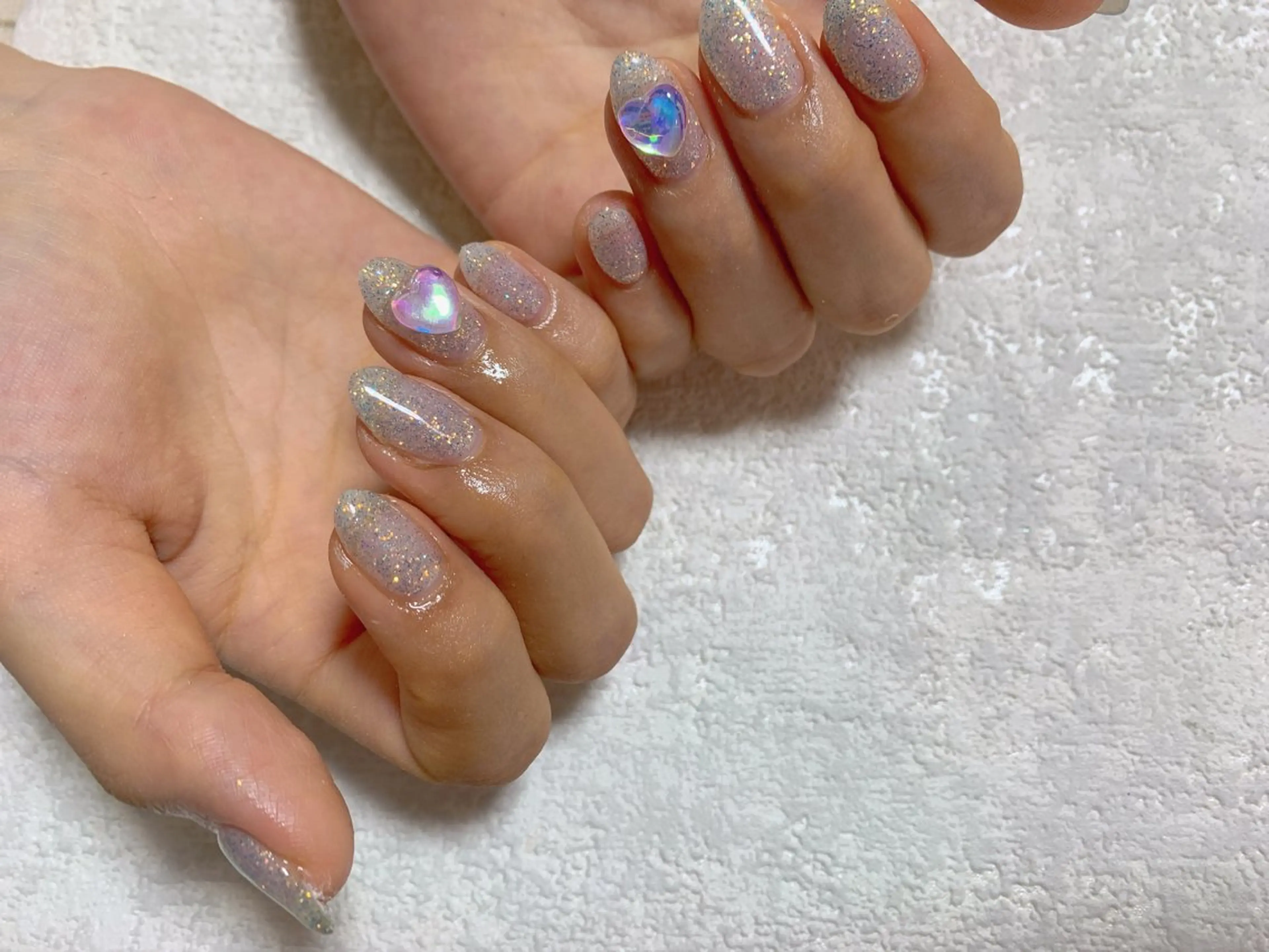 ネイル ジェルネイル 韓国ネイル ラメ(グリッター) メンズネイル パラジェル kiki nail たまプラーザのネイルデザイン