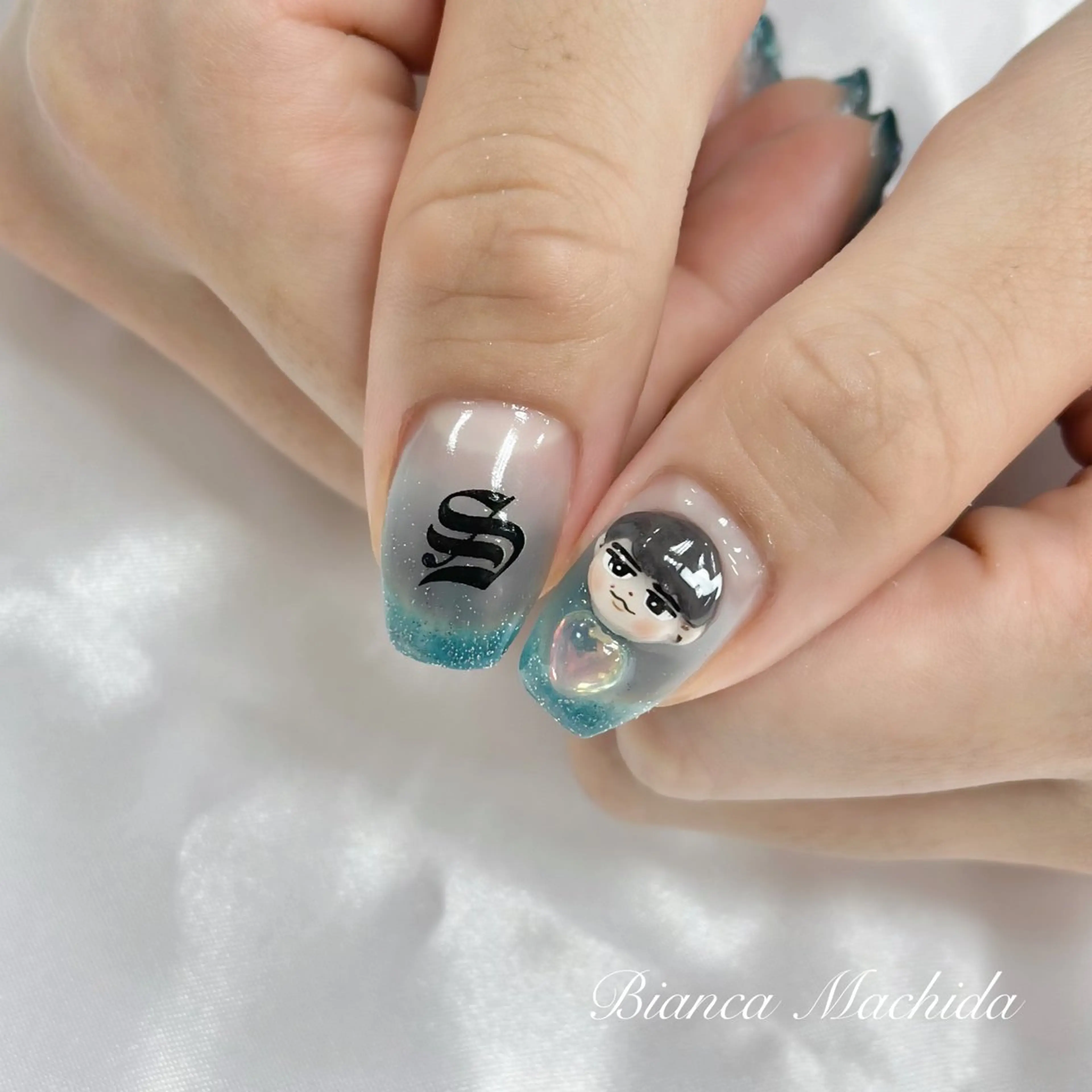 ネイル 持ち込み ハンドネイル Bianca👼🏻 OIKAWAのネイルデザイン