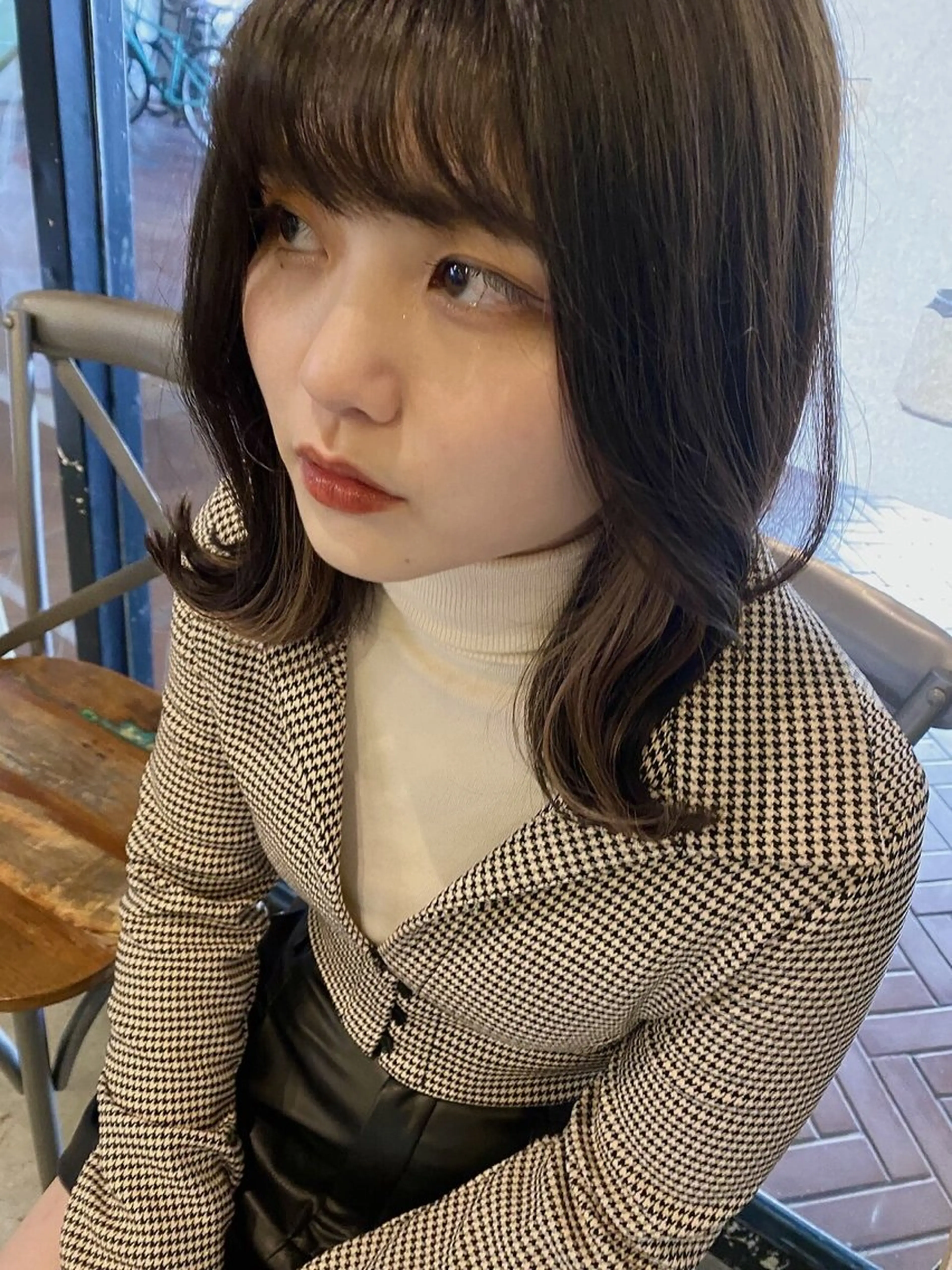 ミディアム カラー 髪質改善 縮毛矯正 トリートメント Hello Design Coconeel所属・髪質改善アンジュール かのんのヘアスタイル