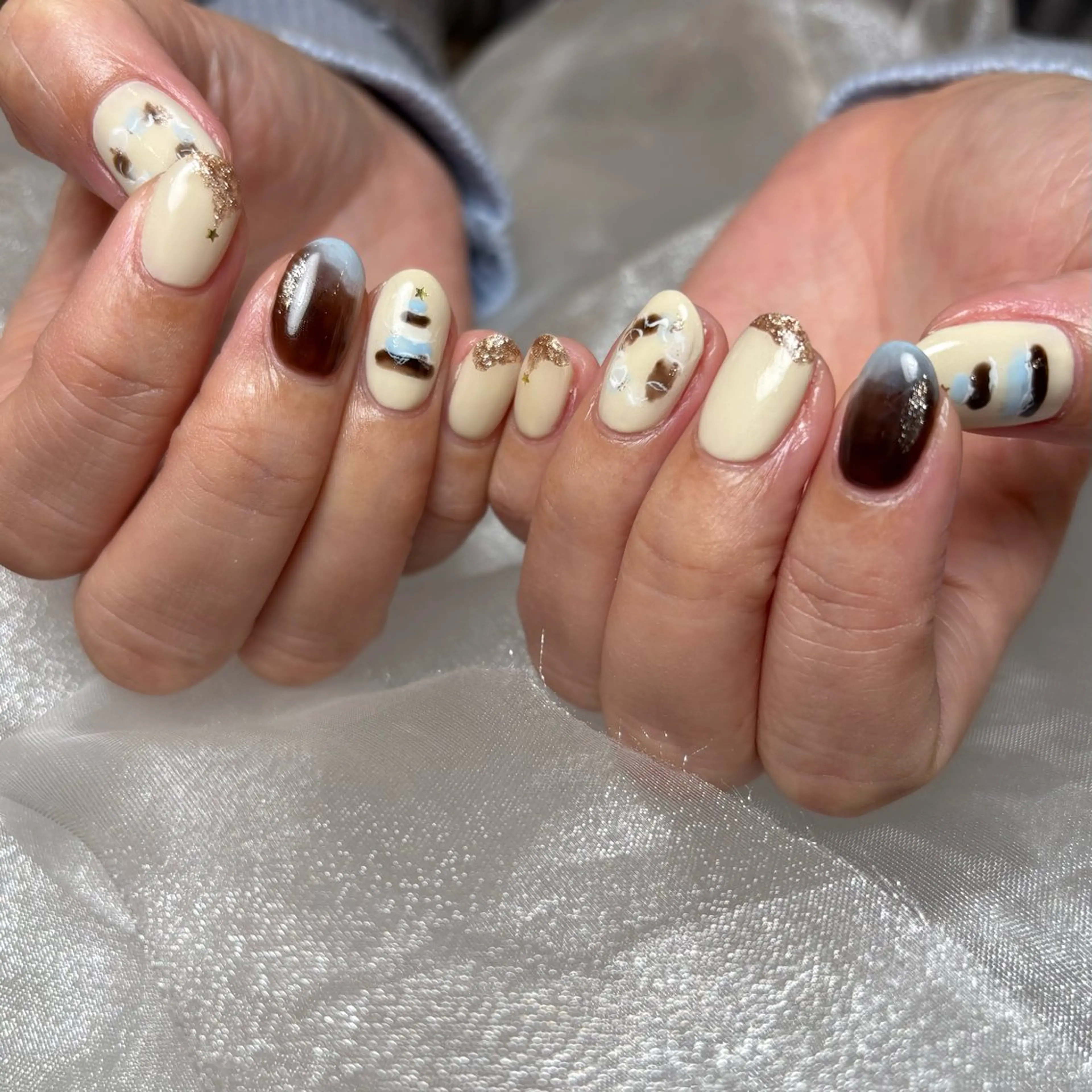 ネイル 持ち込み lieu pre💚 yamadaのネイルデザイン