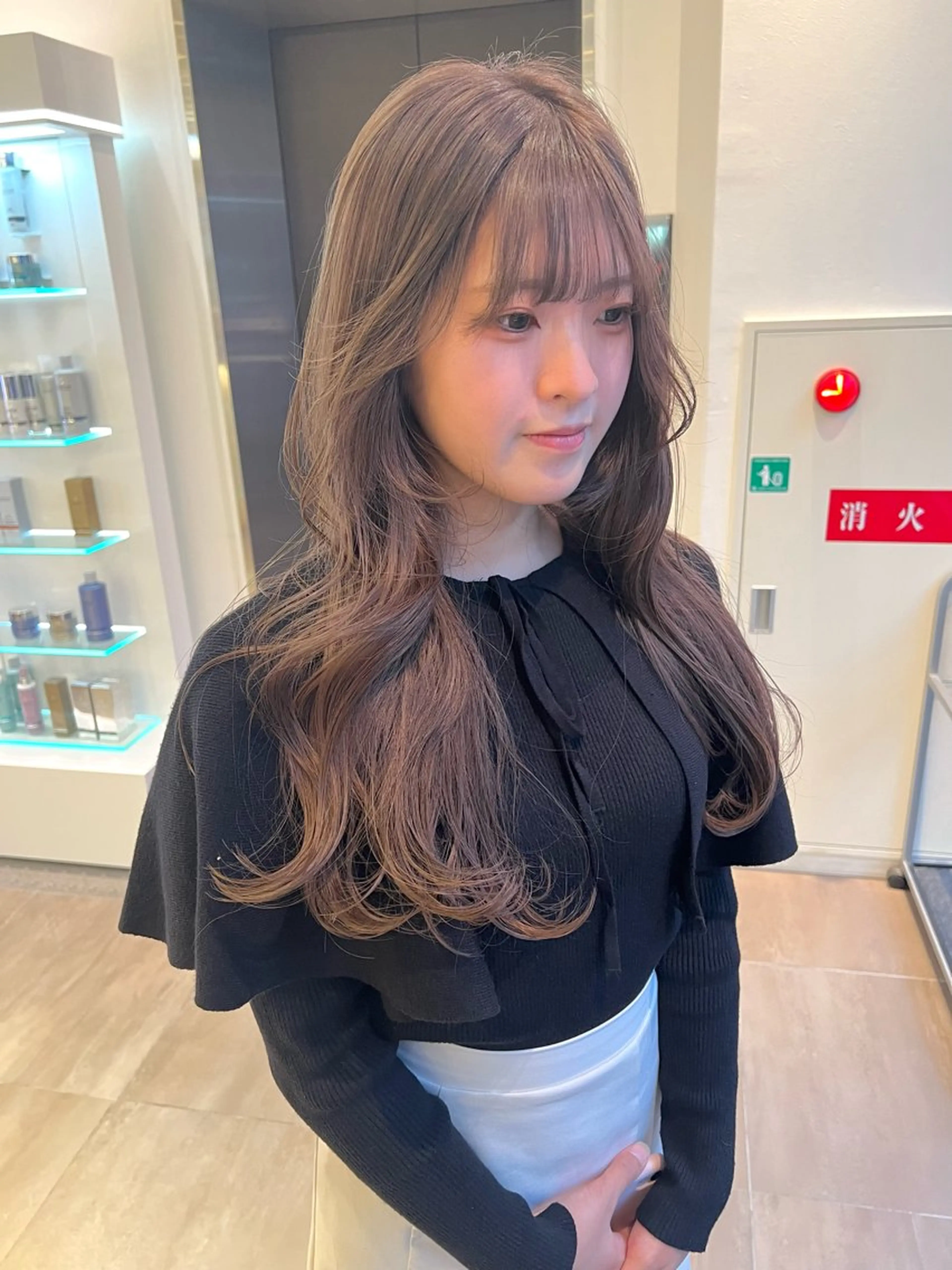 ❣️11月限定🌟艶カラー＋超音波アイロン付🌟の写真