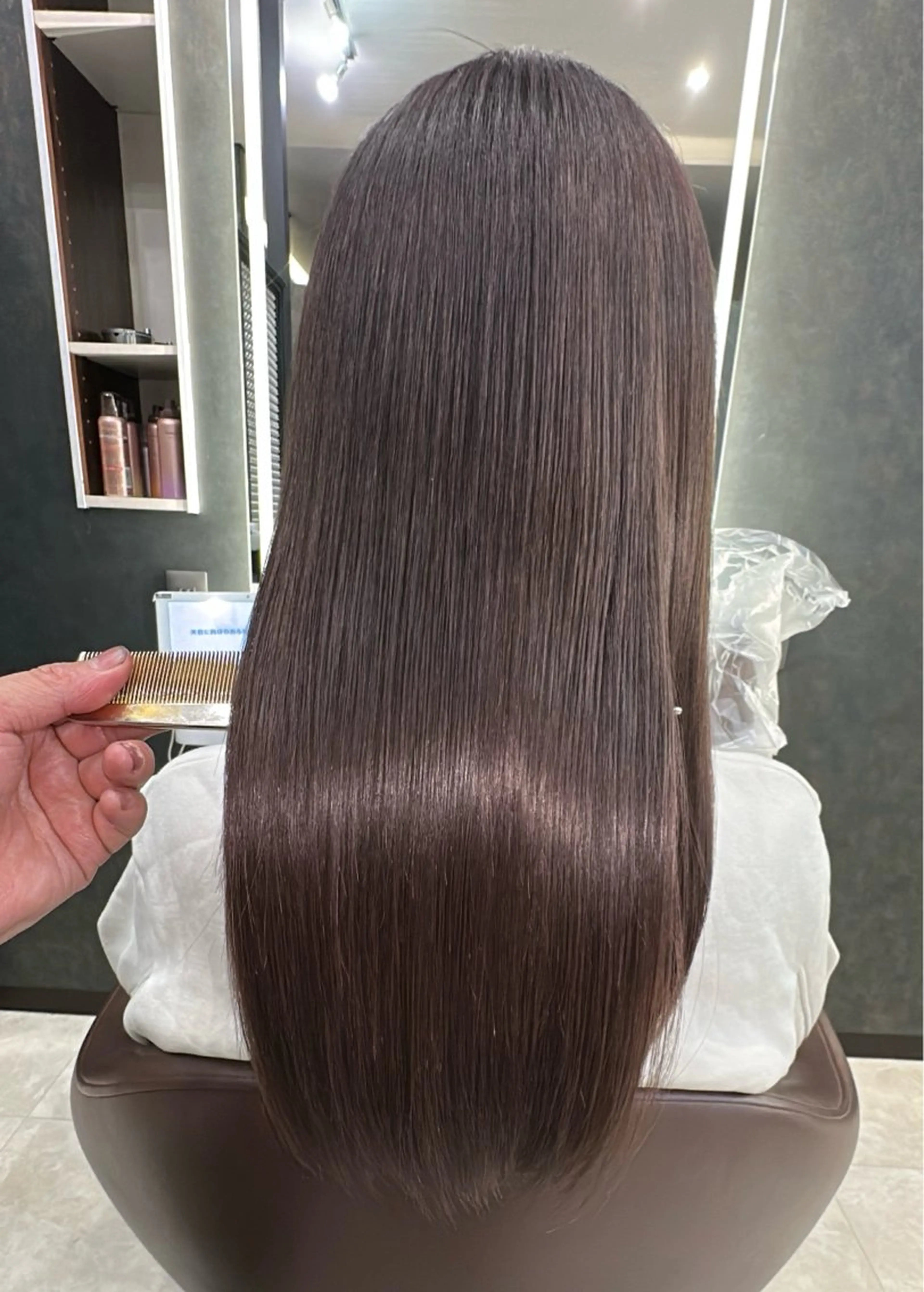 【💎艶さら透明感💎】ワンカラー(ブリーチ無)+COTA クオリアトリートメント🎨の写真