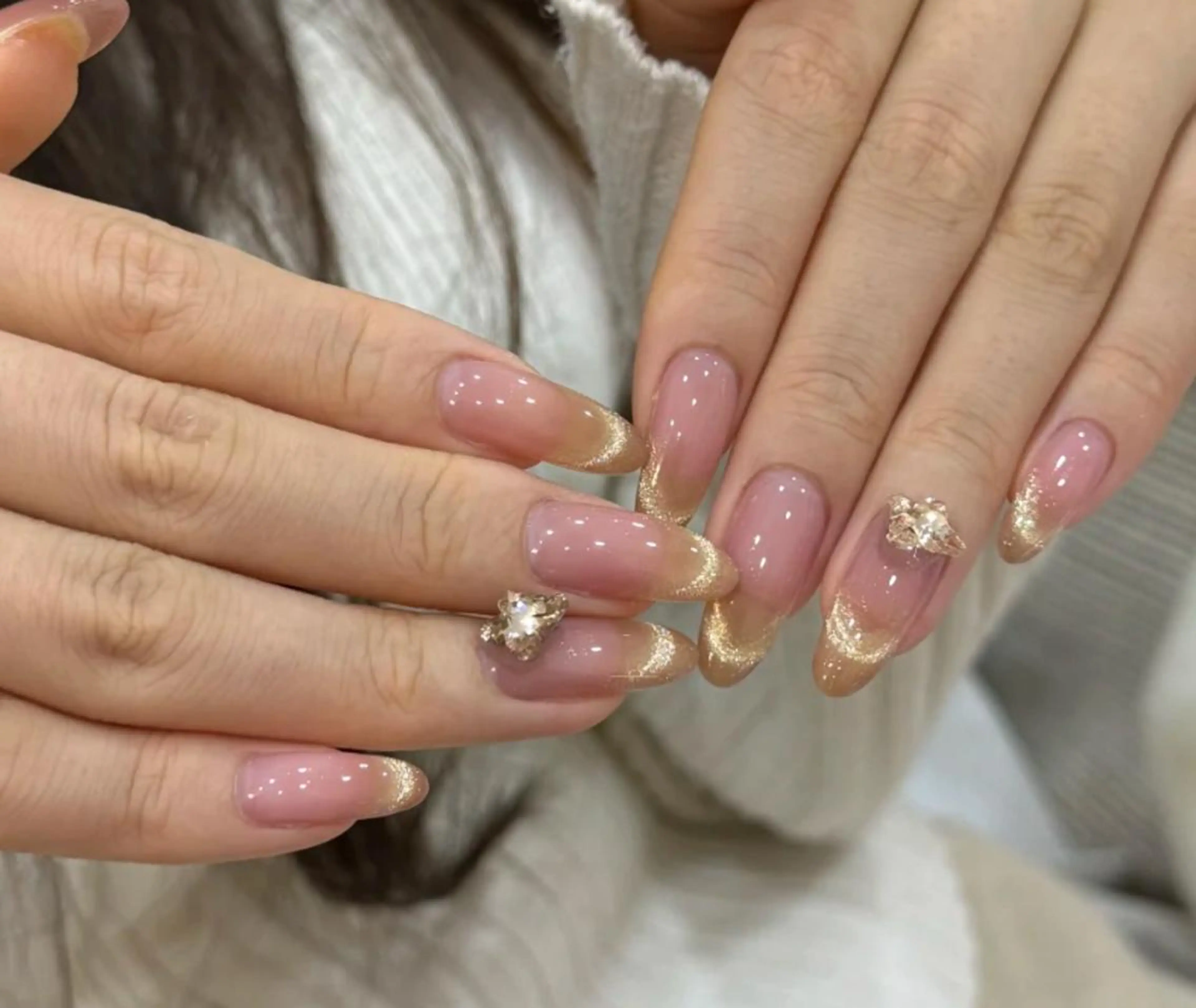 ネイル ハンドネイル ハンドケア 🍑 momo_nailのネイルデザイン