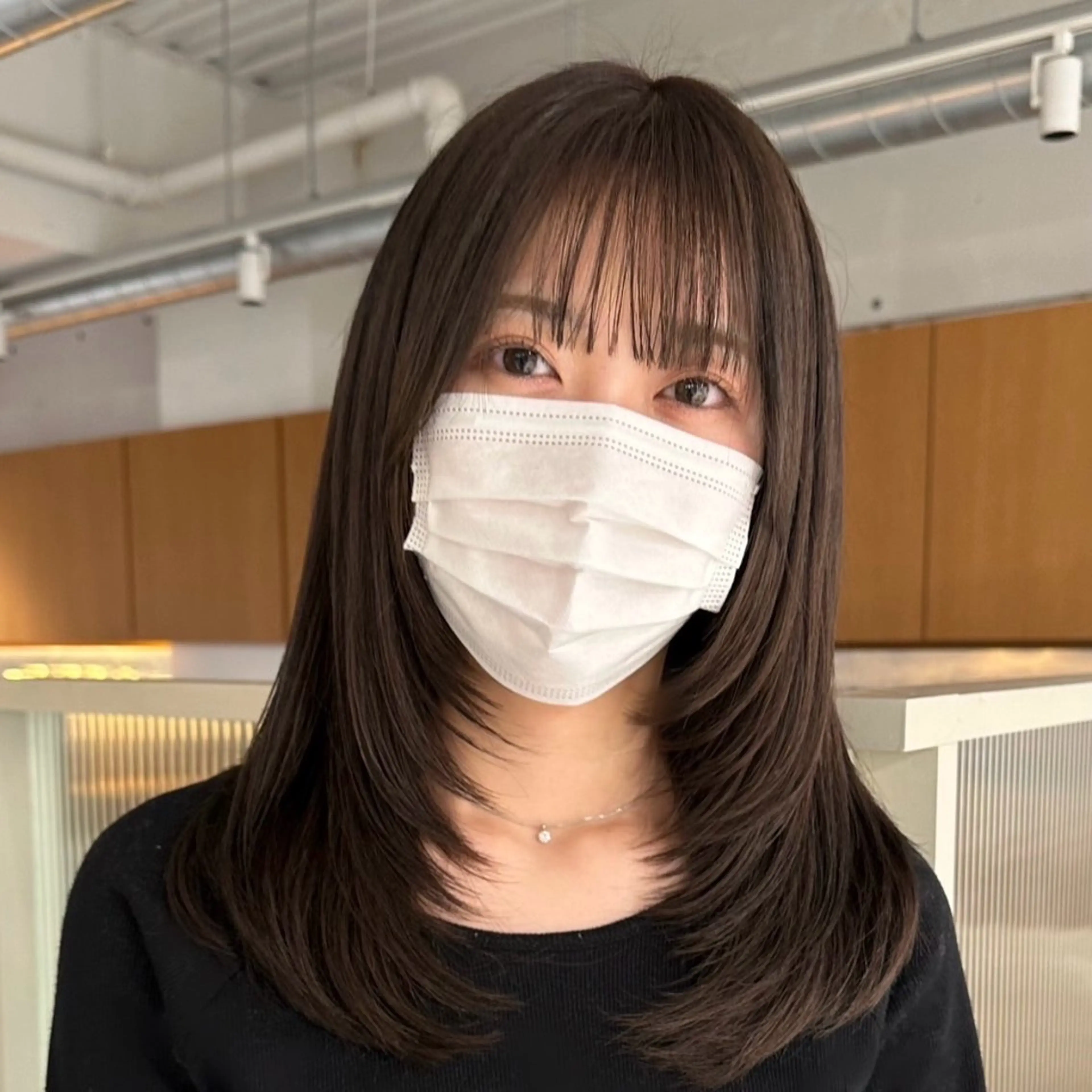 ロング カラー アッシュ アッシュブラウン ブラウンカラー ヘアカラー ベージュ/暖色🧸 ハイトーン/ninaのヘアスタイル