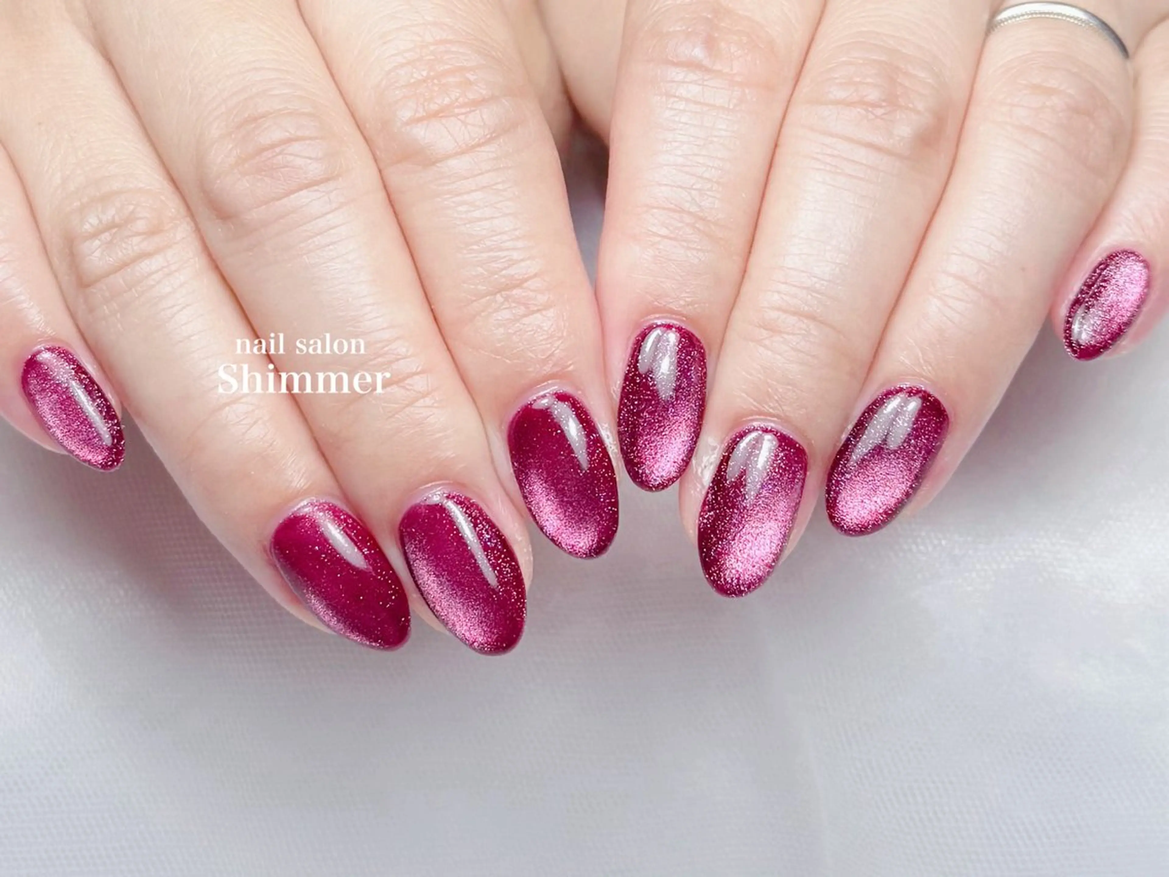 ネイル ハンドネイル Shimmer Risaのネイルデザイン