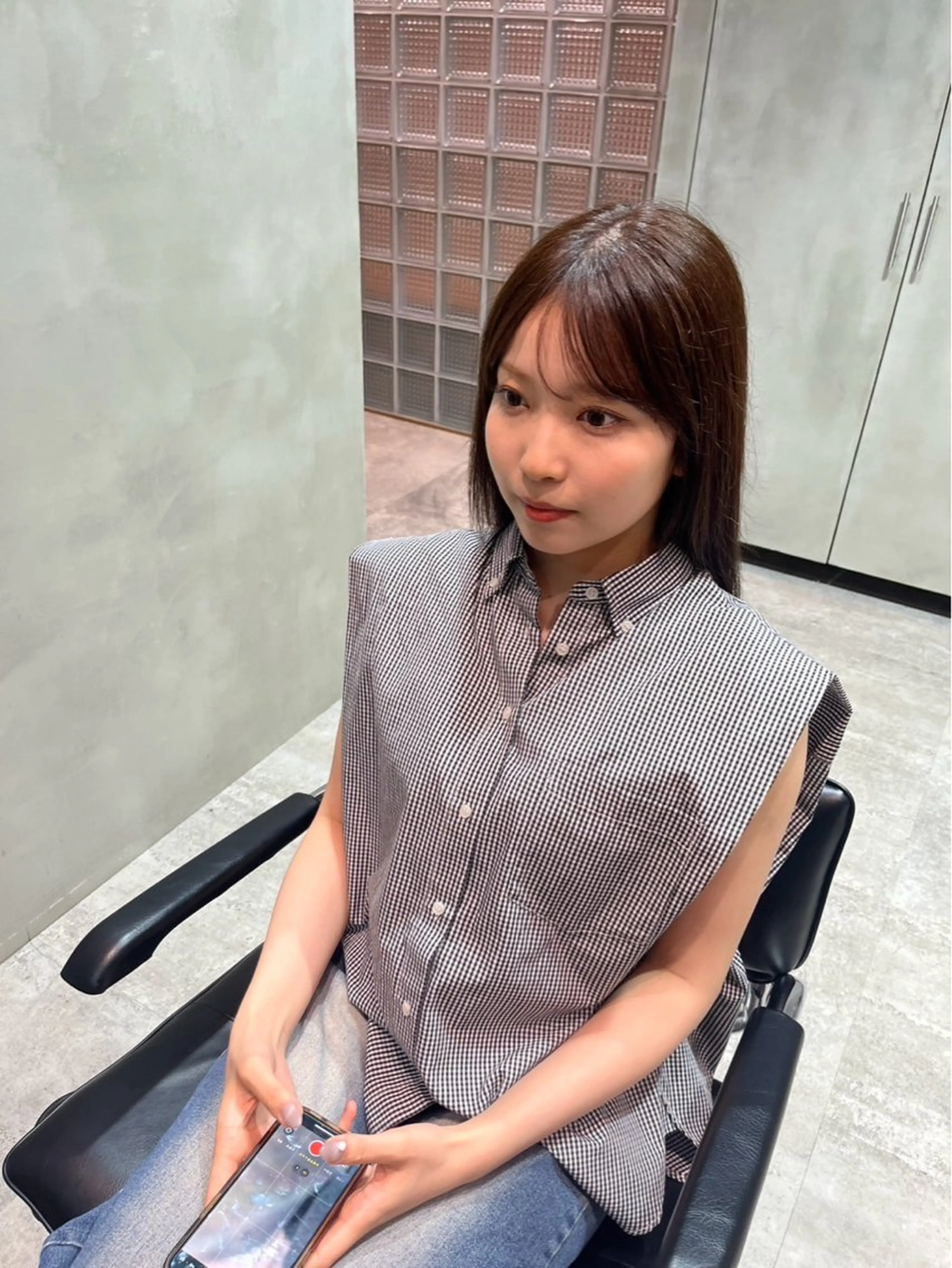 ロング カラー 渡邉 和喜のヘアスタイル