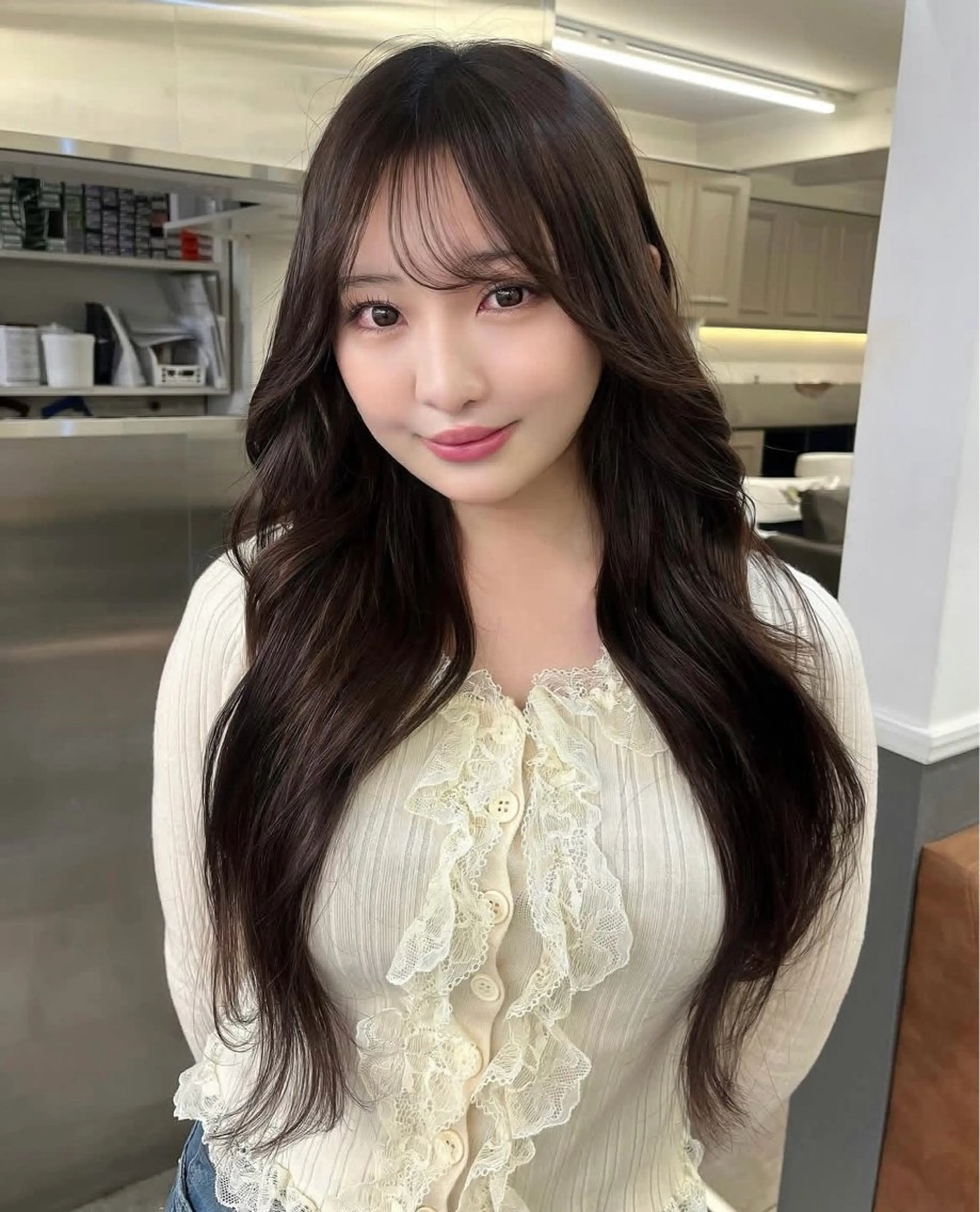 ロング カラー Beleza shibuya所属・柏木 理那のヘアスタイル