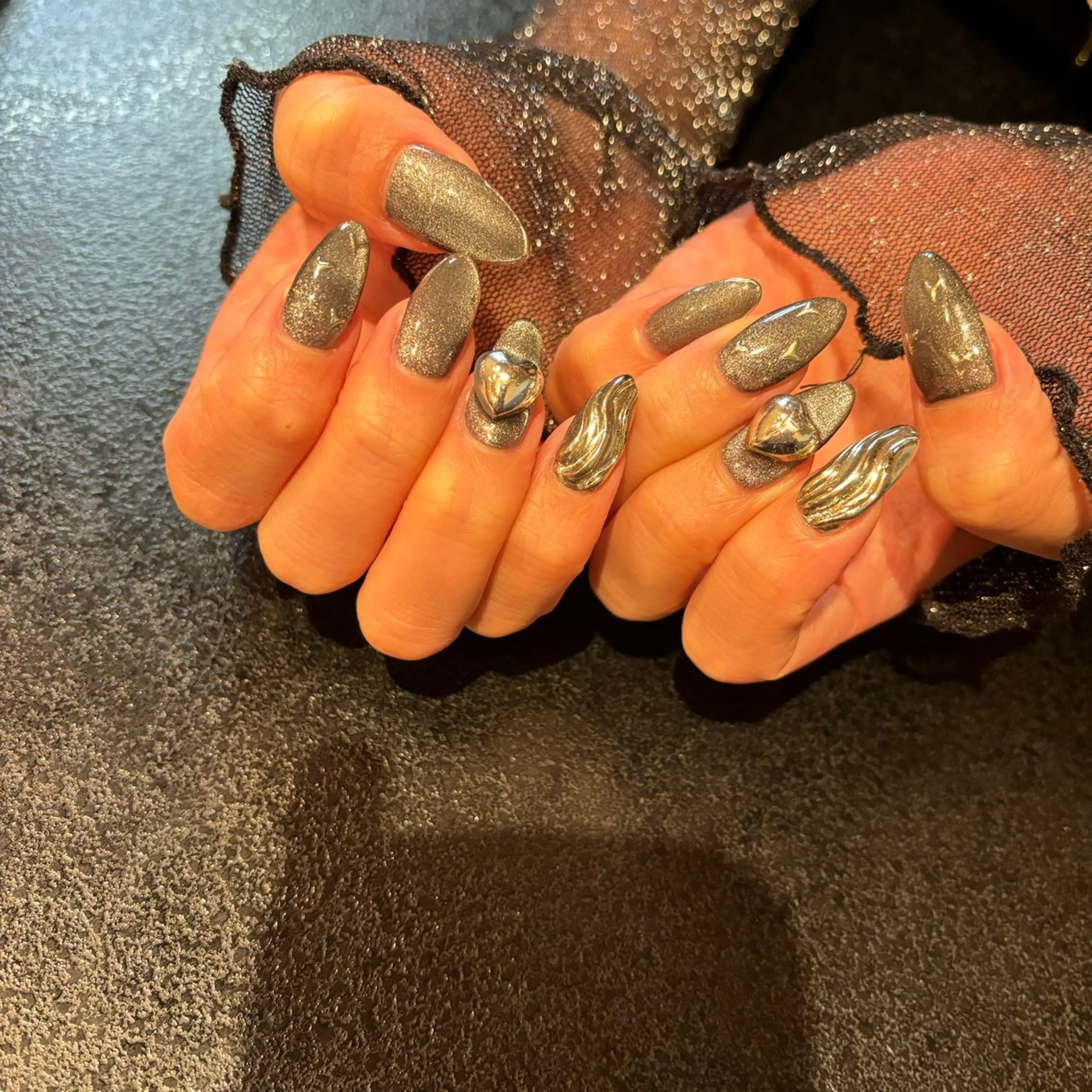 ネイル ハンドネイル RE💟N.NAIL ラテン系お姉さんのネイルデザイン