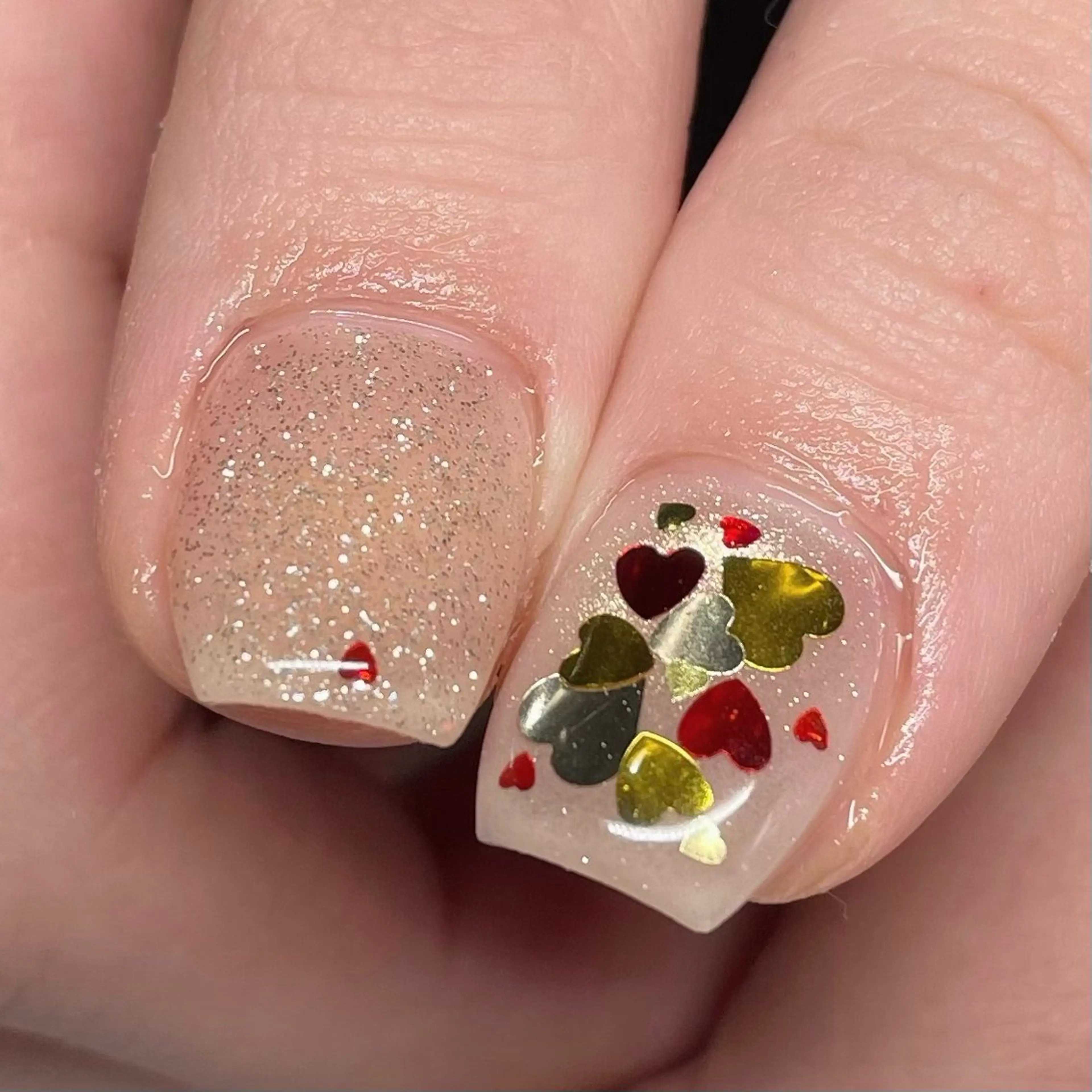 ネイル ハート ハンドネイル Ricnail☾ ayanoのネイルデザイン