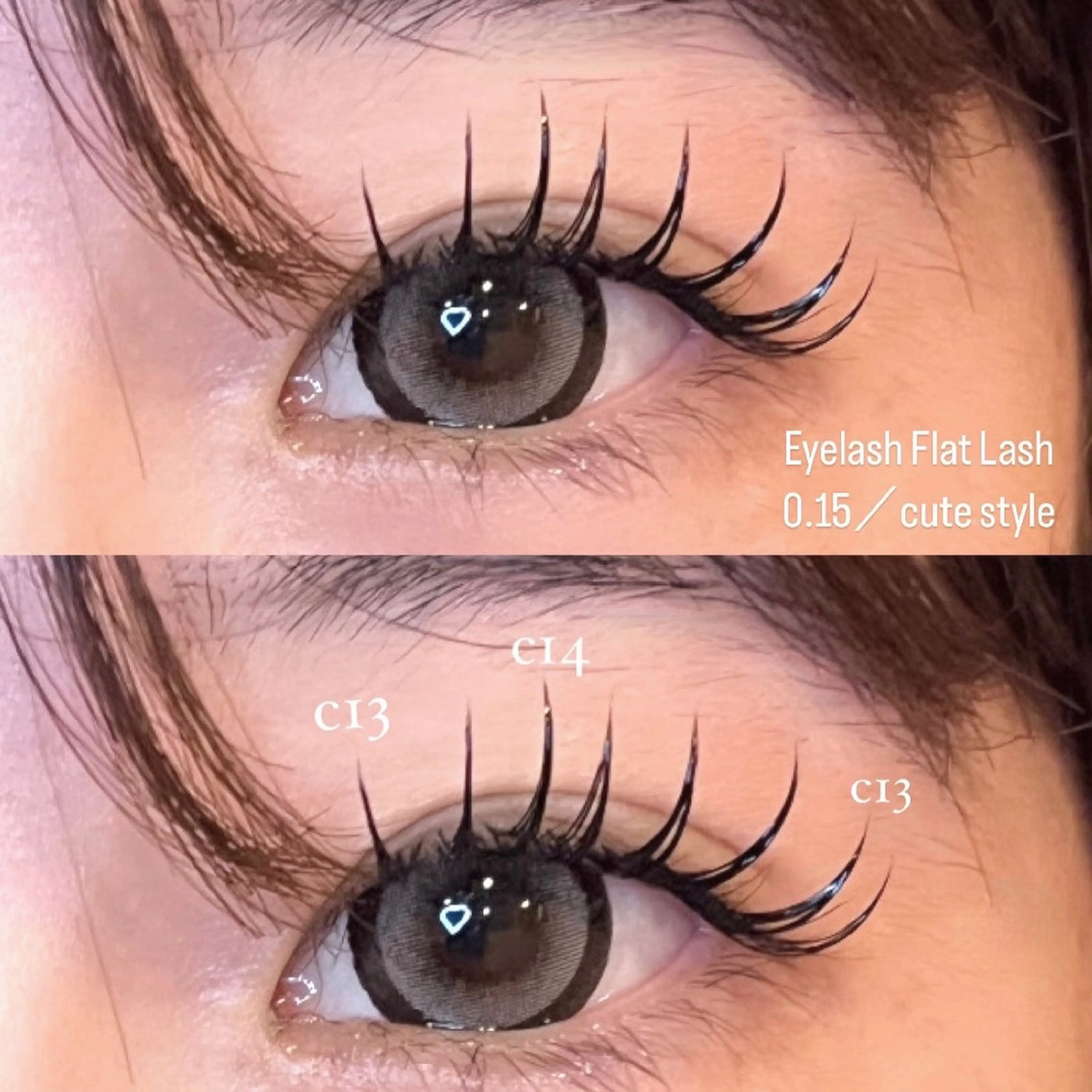 マツエク・マツパ フラットラッシュ ウエノ ユウイのマツエク・マツパデザイン