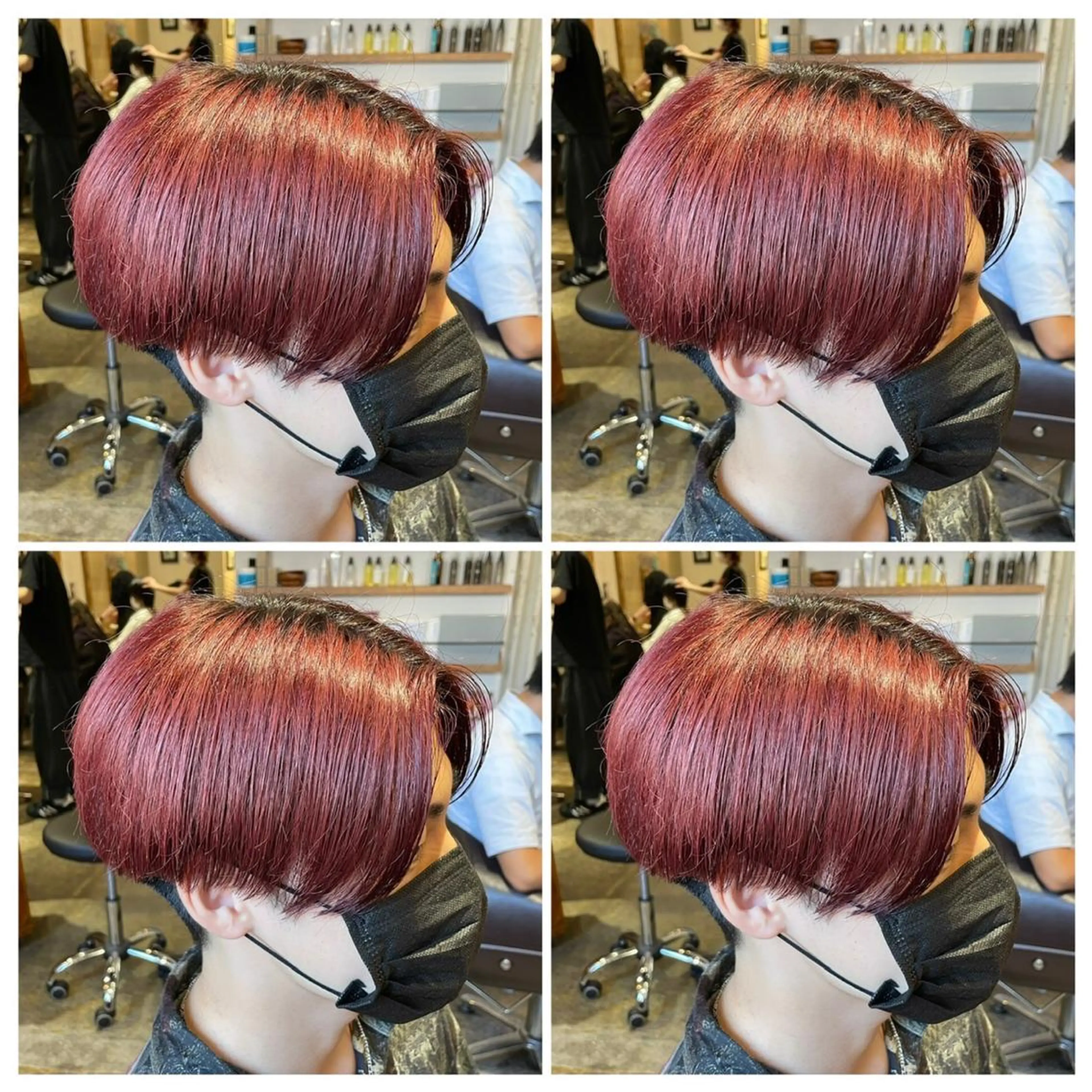 メンズ カット ヘアカラー トリートメント ヘアセット 👑メンズパーマの 天才店長望月👑のヘアスタイル