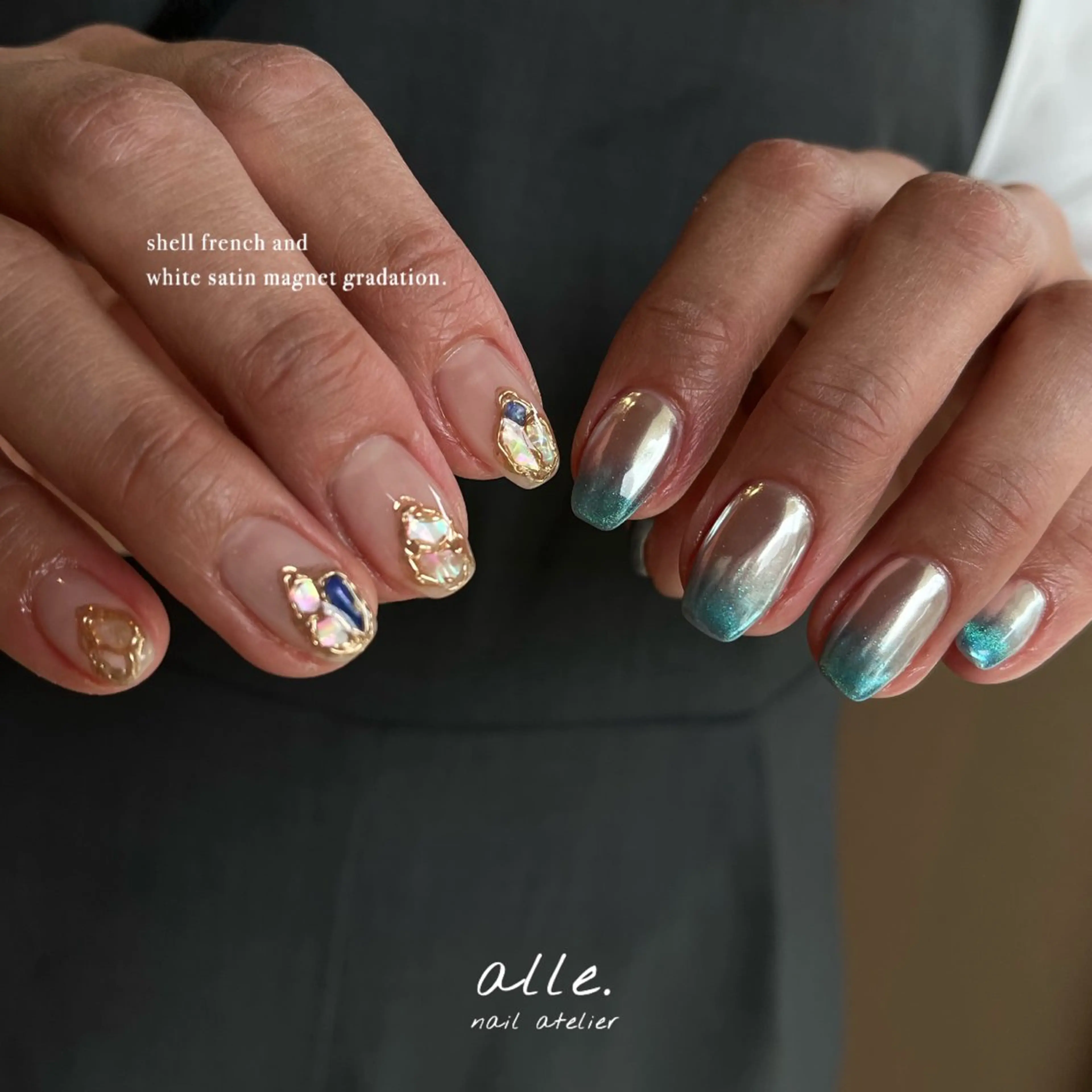 ネイル ハンドネイル atelier alle.のネイルデザイン