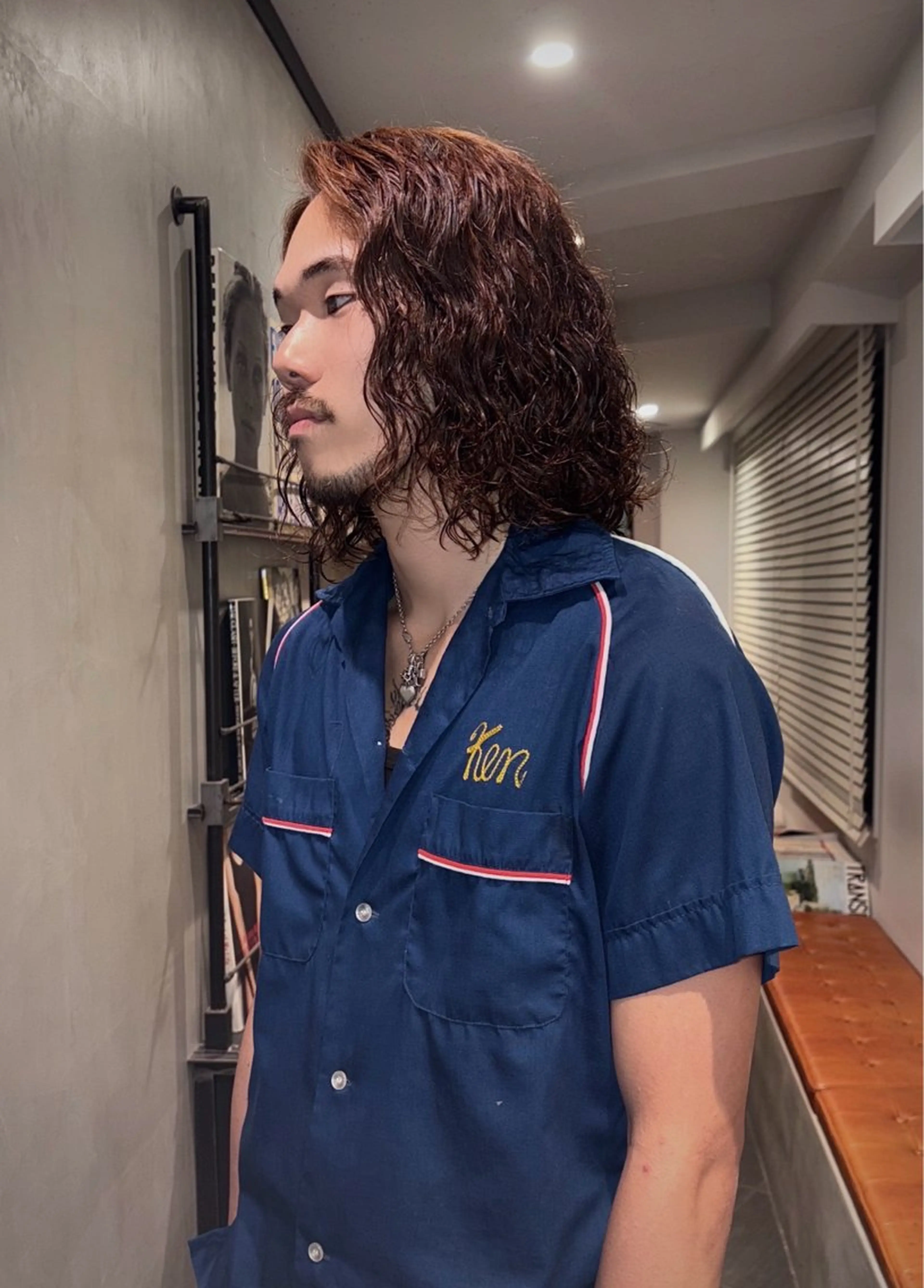 セミロング パーマ メンズ L&Co所属・タナカ カナ🫧のヘアスタイル