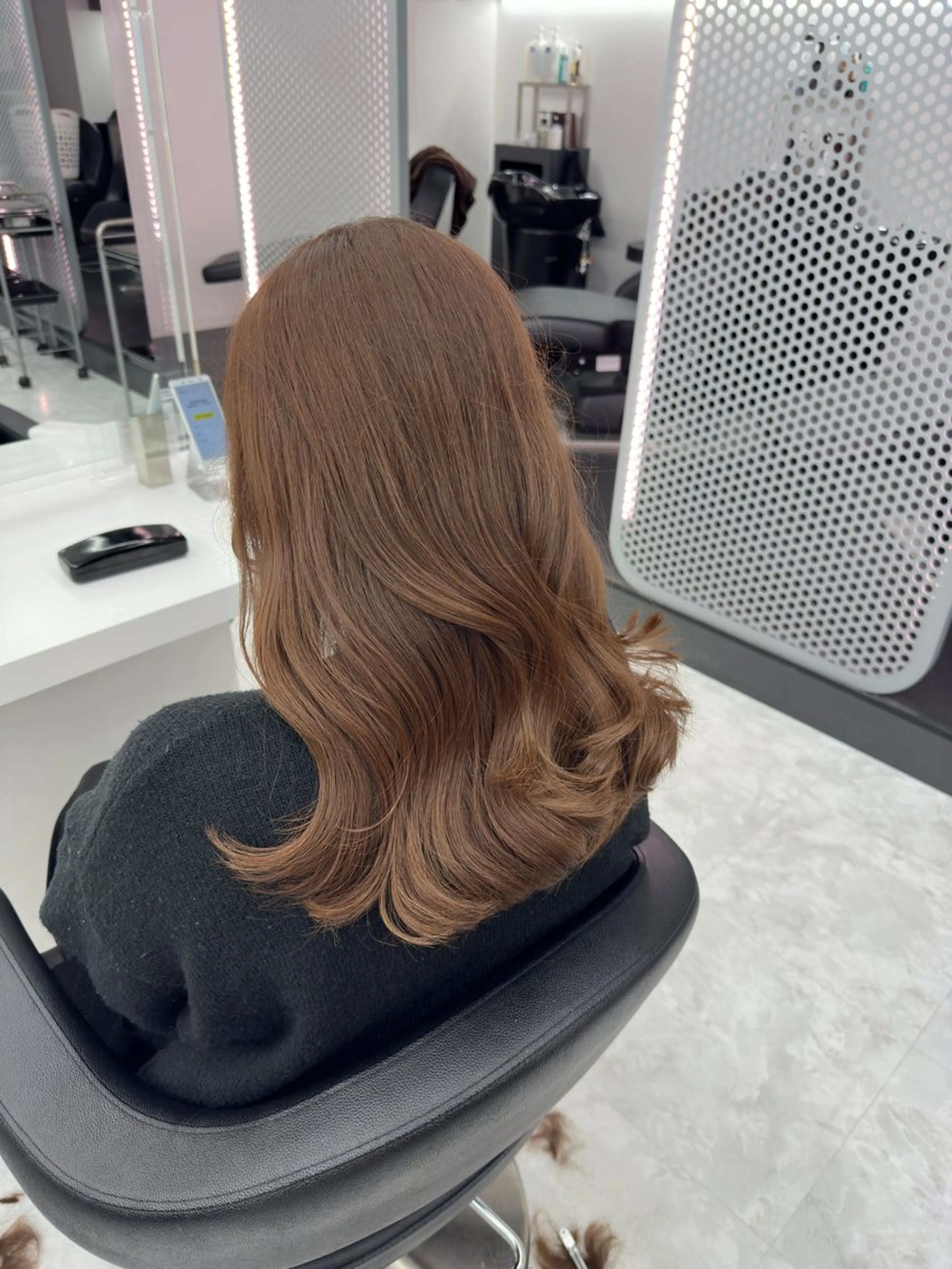 ロング カラー パーマ ヘアアレンジ メンズ キッズ ♥️韓国ヘア レイヤー♥️ゆりのヘアスタイル